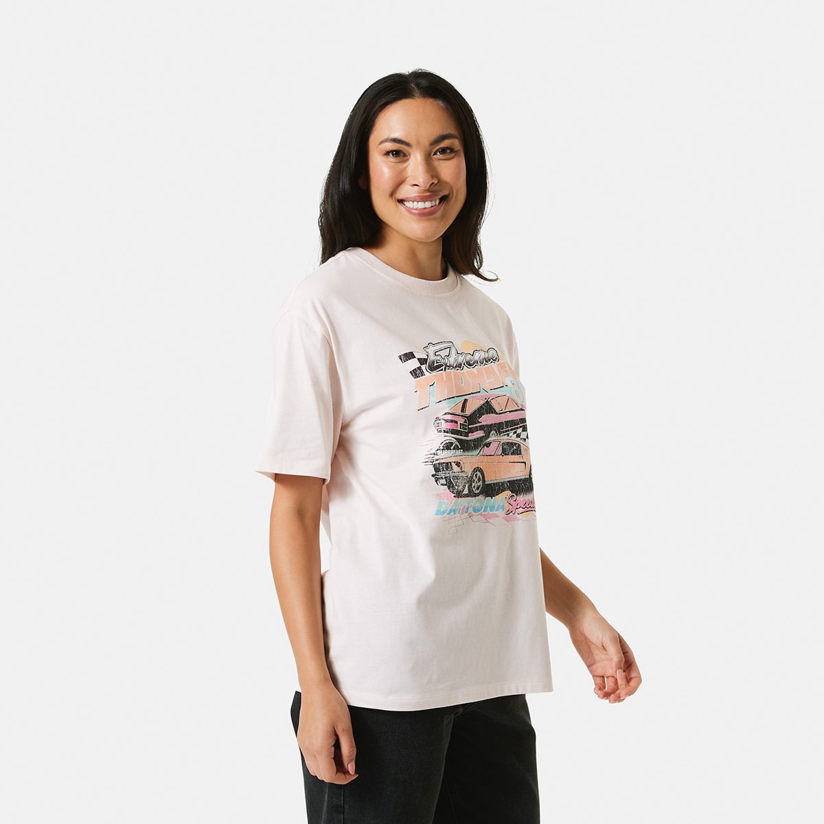 Short Sleeve Oversized Boyfriend Tshirt Kmart