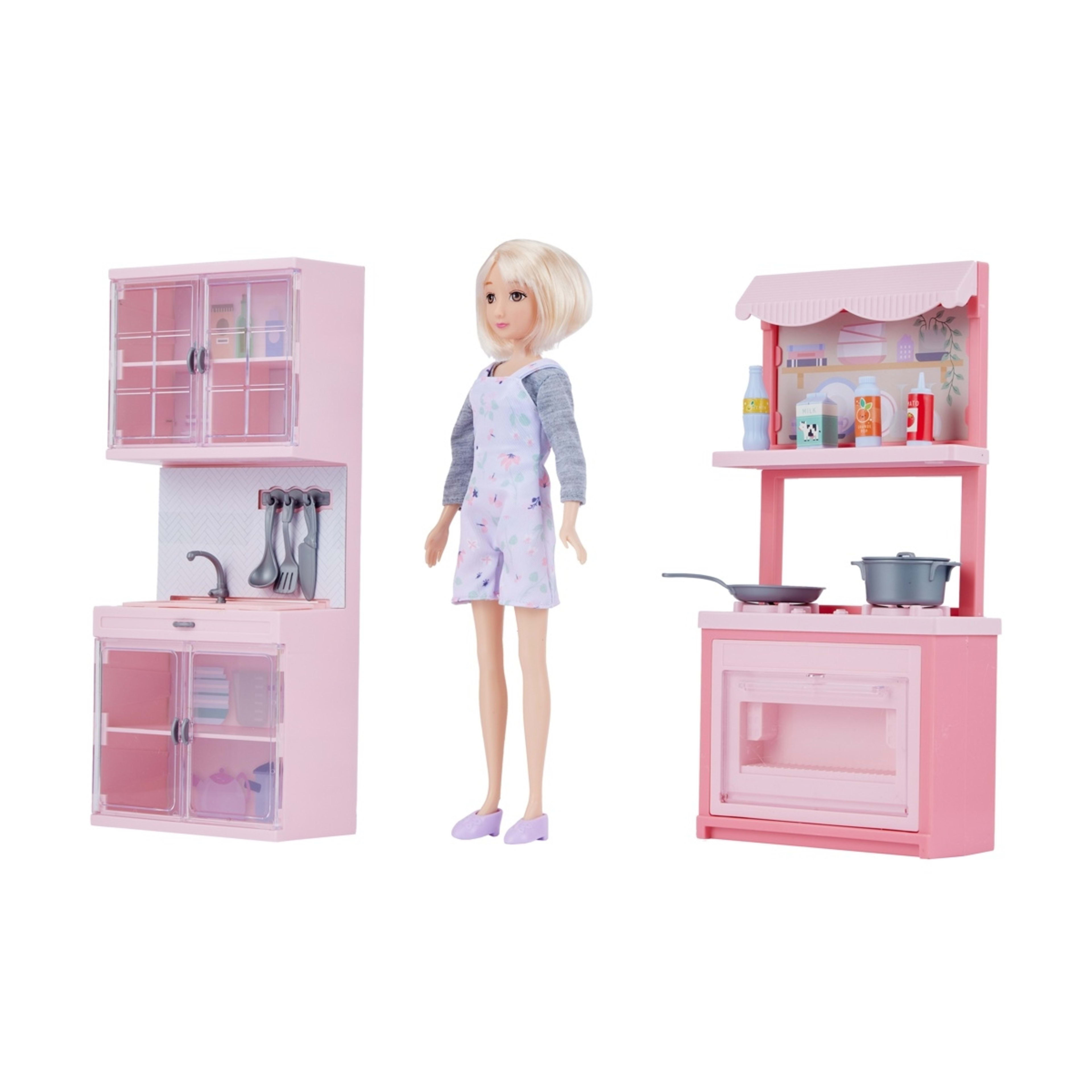 2 12 Piece Fashion Doll Kitchen Set, 2 of 10