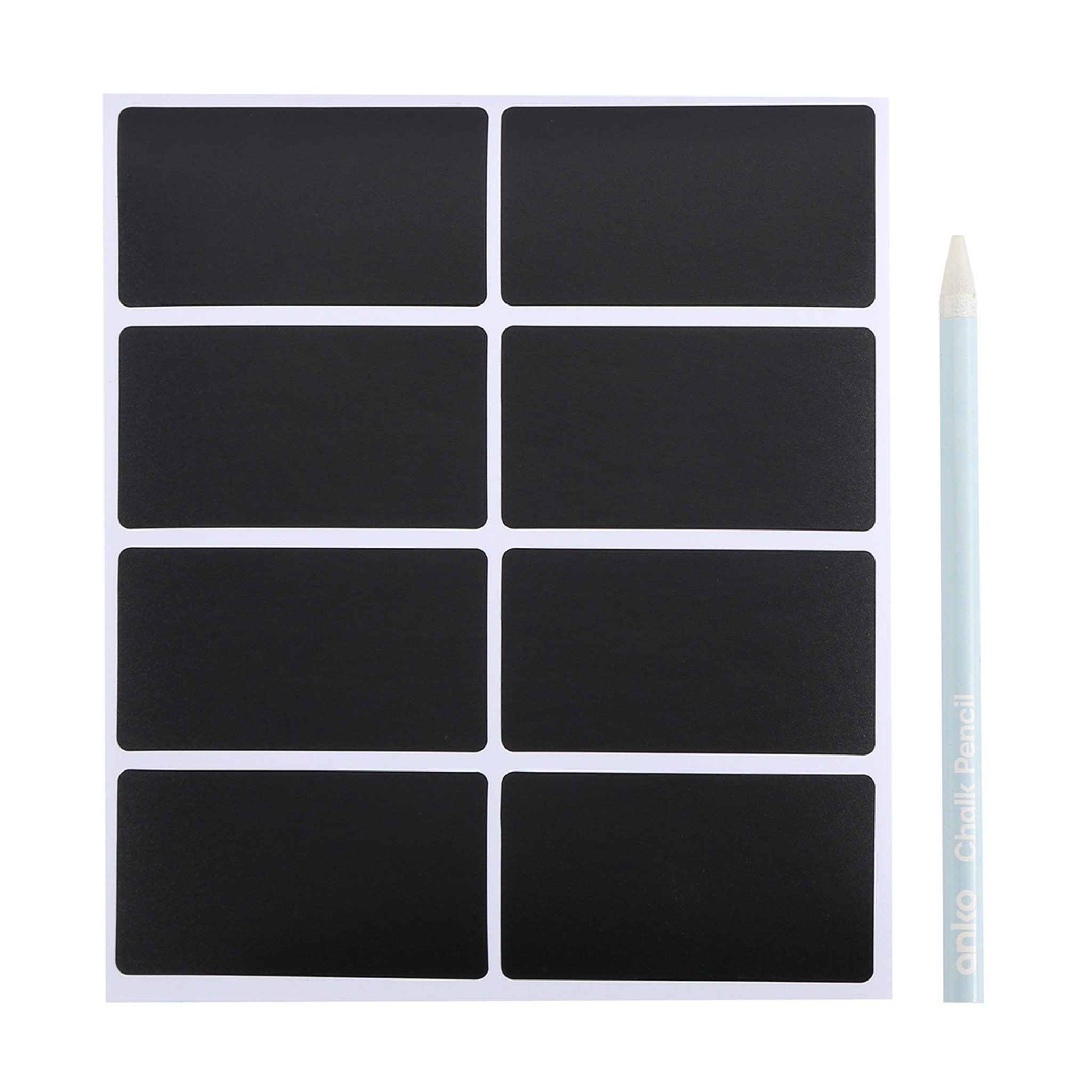 Chalkboard Labels with Chalk Pencil Kmart