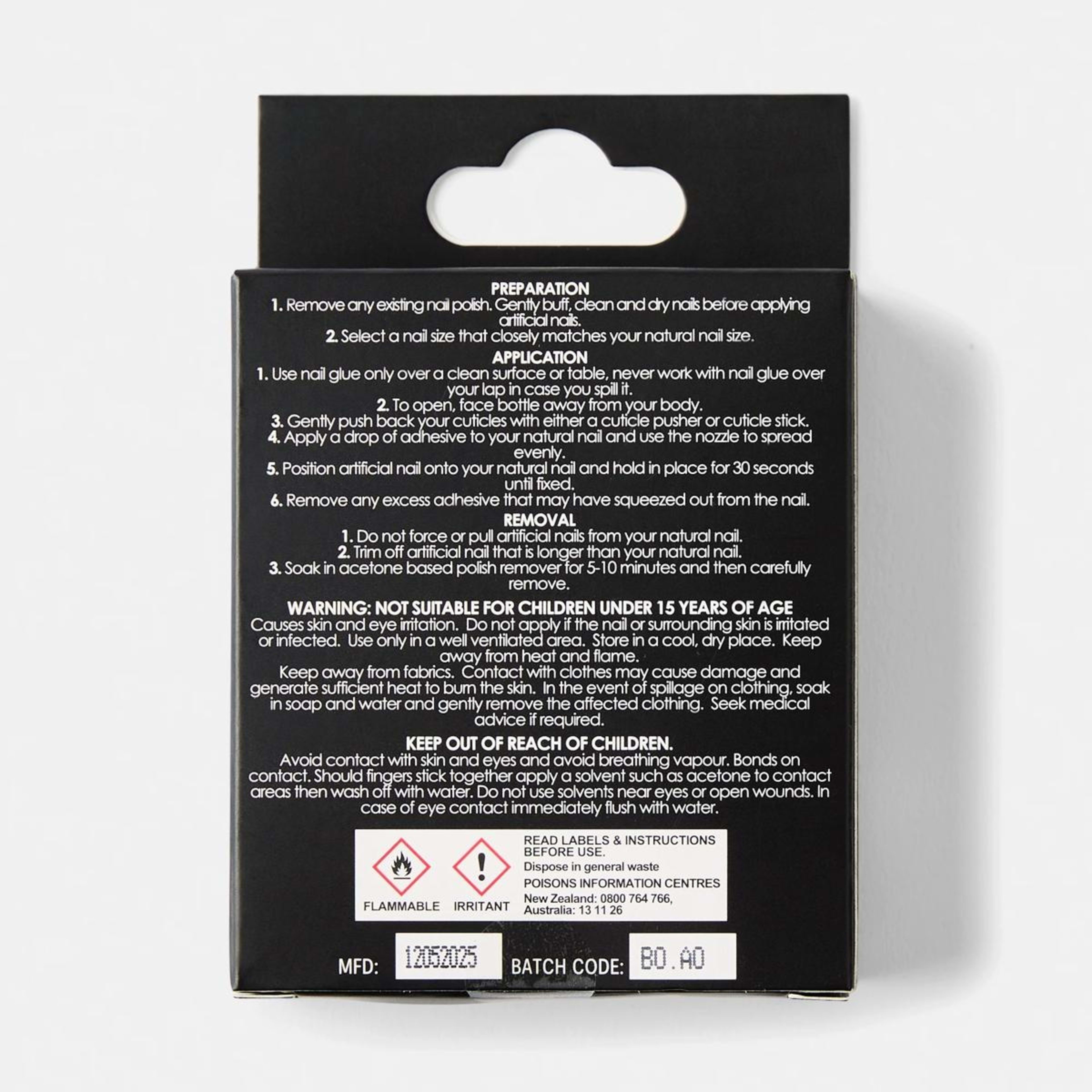 2 OXX Cosmetics 24 Pack Artificial Nails with Adhesive - Medium Square Shape, Nude Pink, 2 of 5