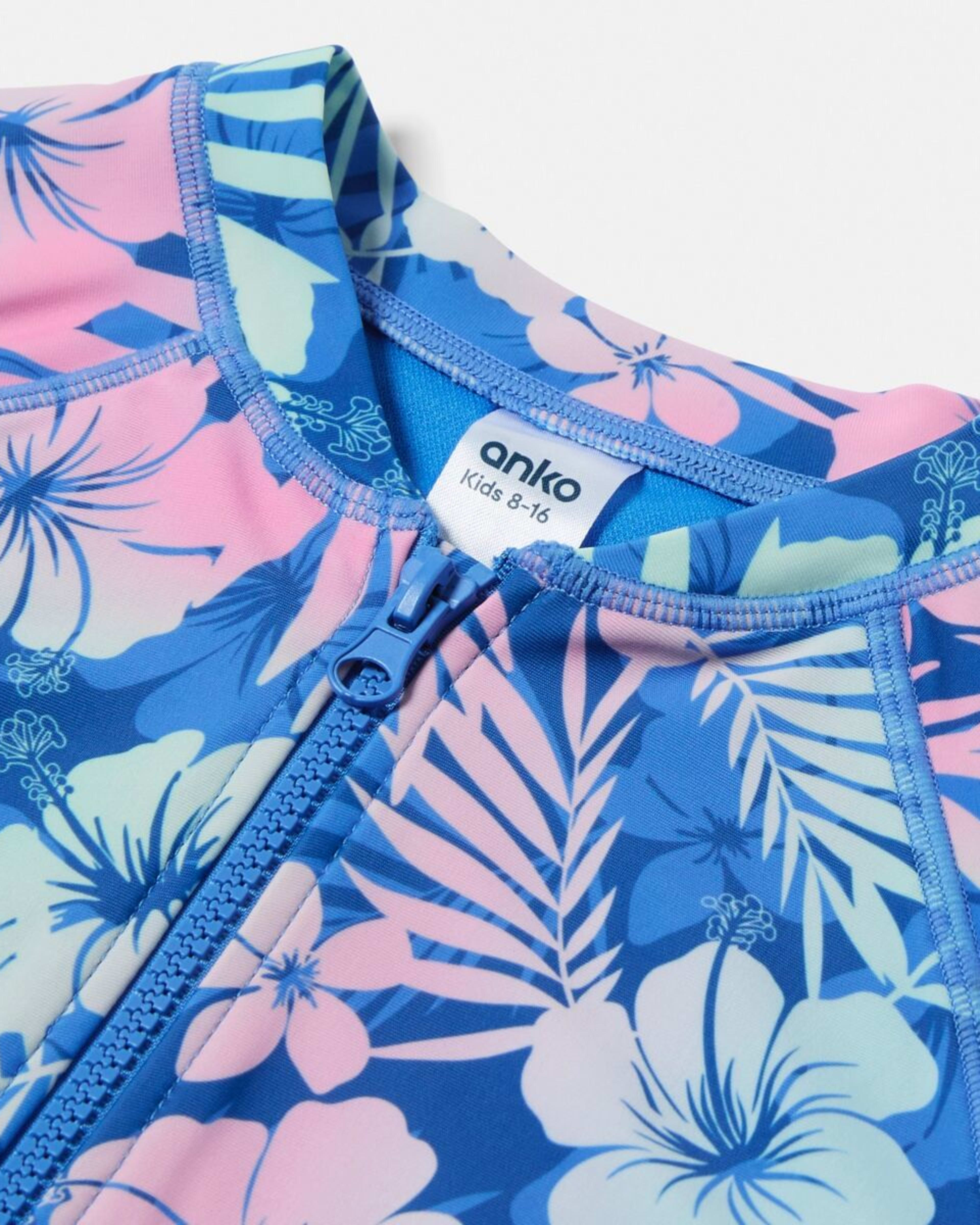 7 Long Sleeve Swimsuit OMBRE TROPICAL LUSH MULTI, 7 of 7