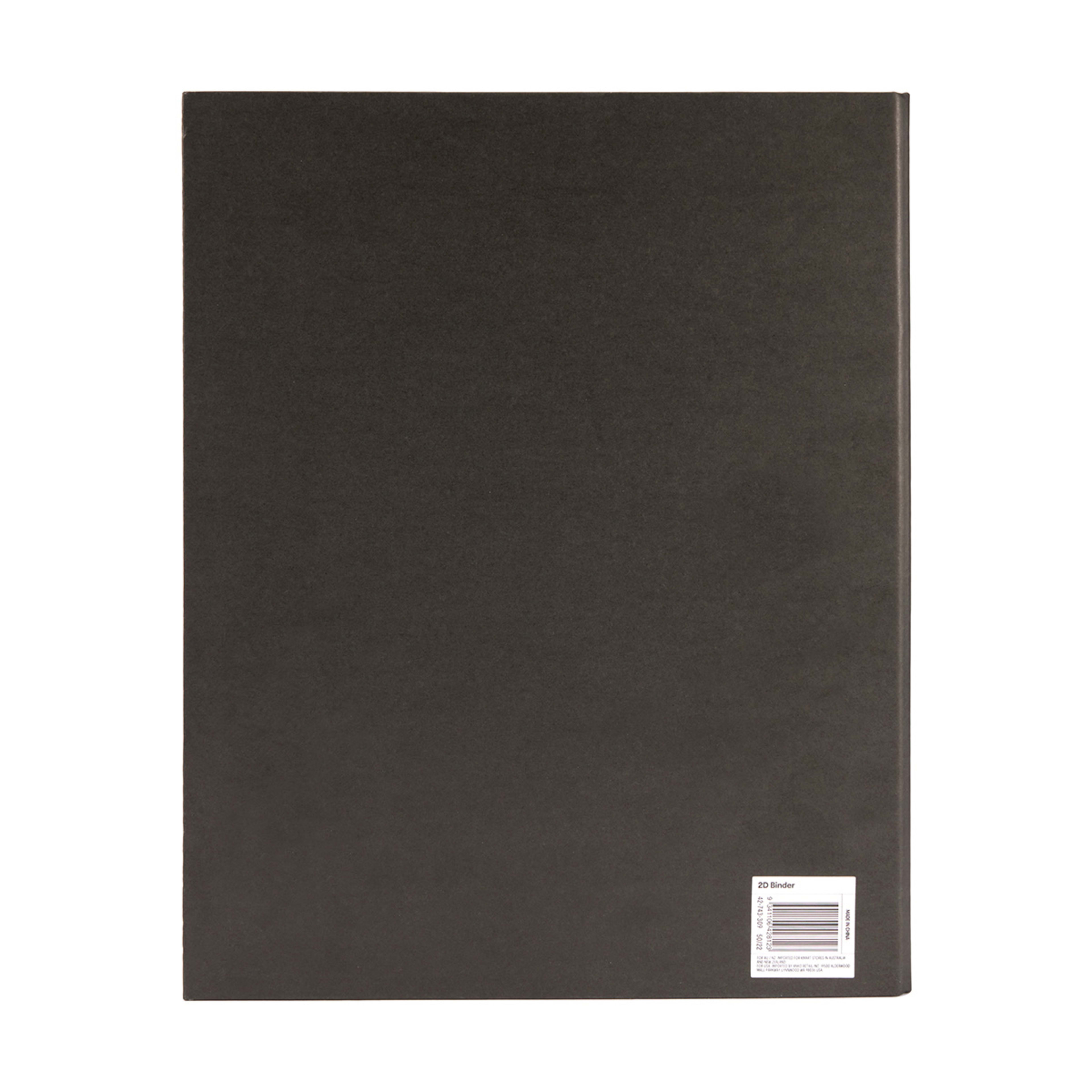 2D Binder Black Kmart