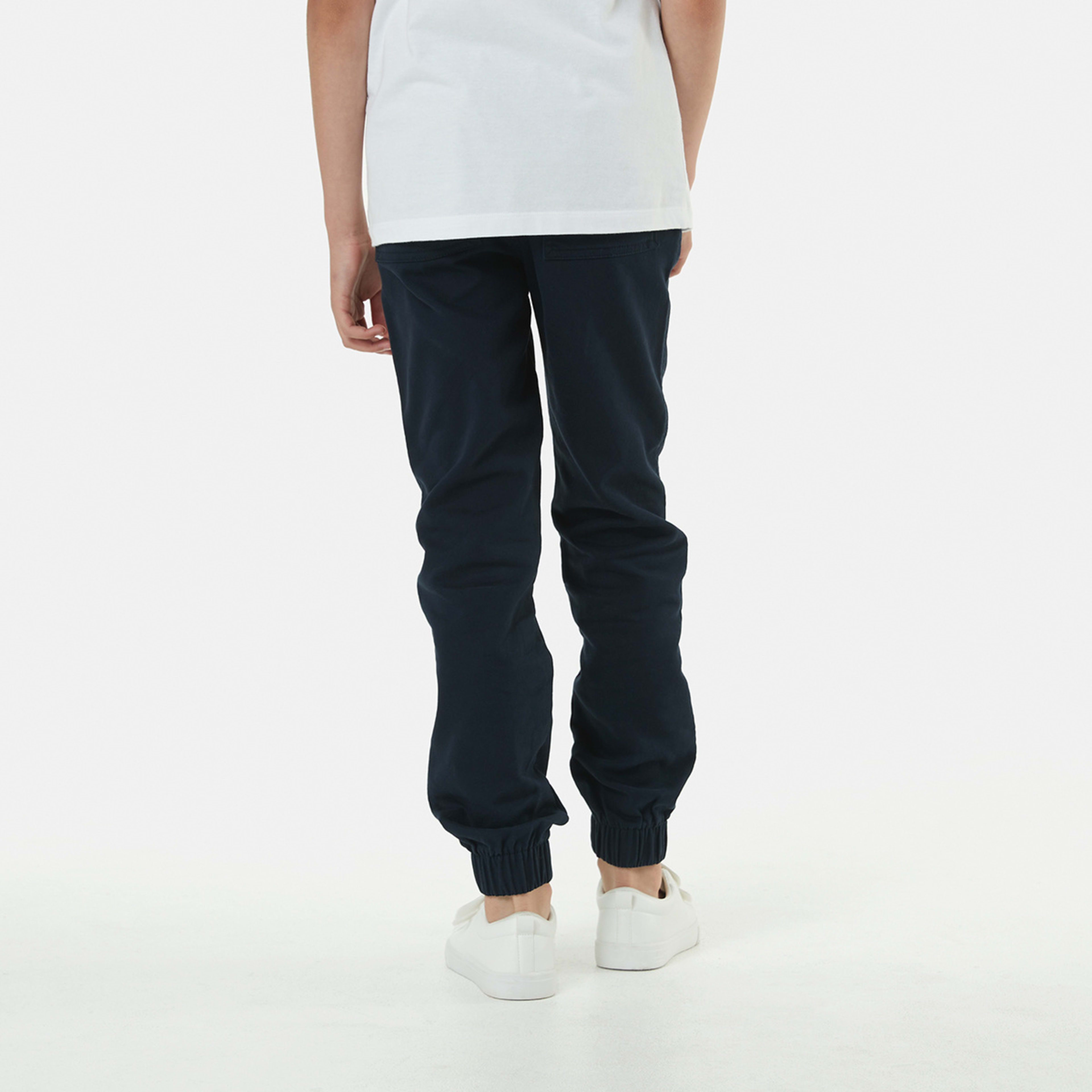 2 Pull On Bow Leg Cuff Pants Sky Cptn, 2 of 8
