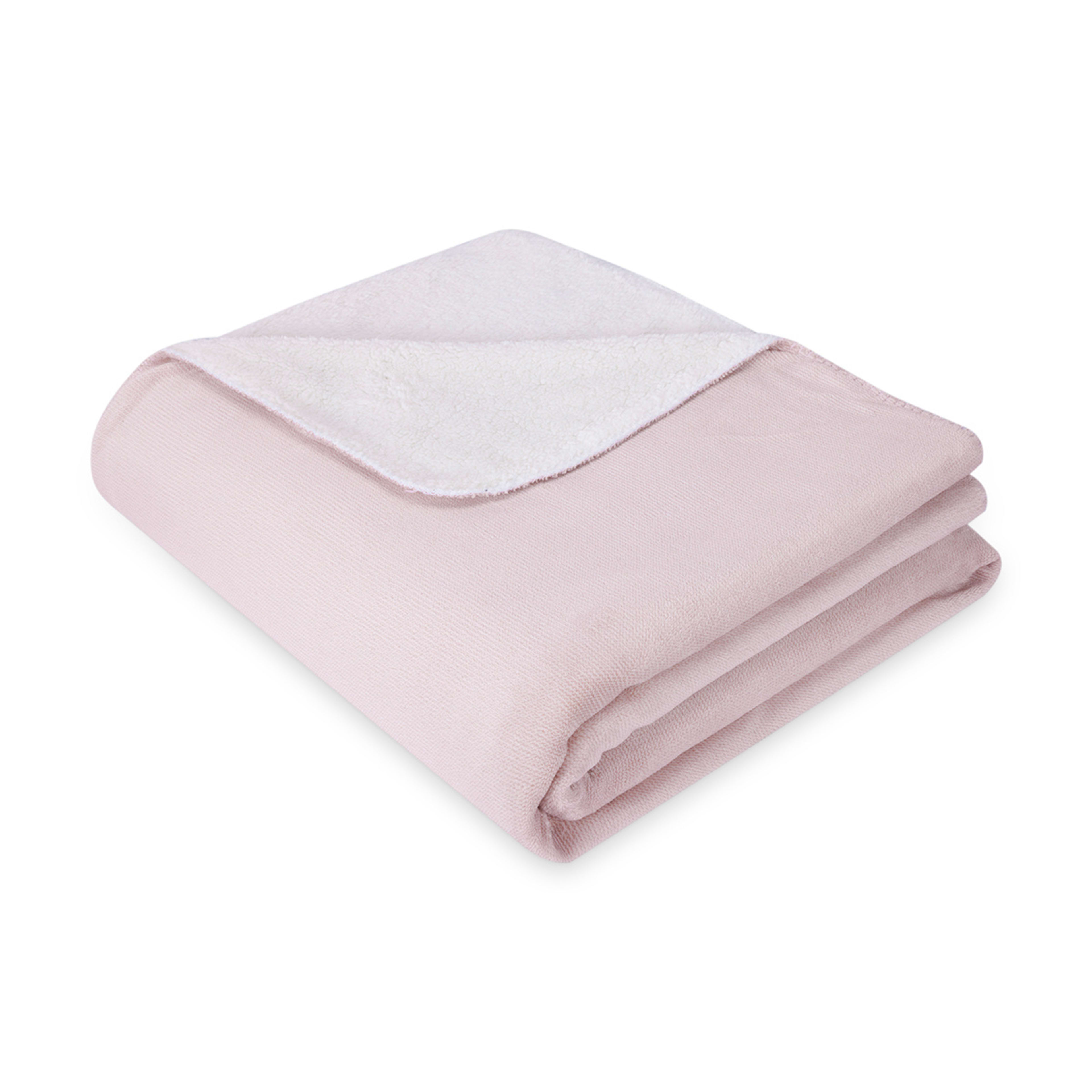 Oscar Reversible Blanket Double/Queen Bed, Pink Kmart