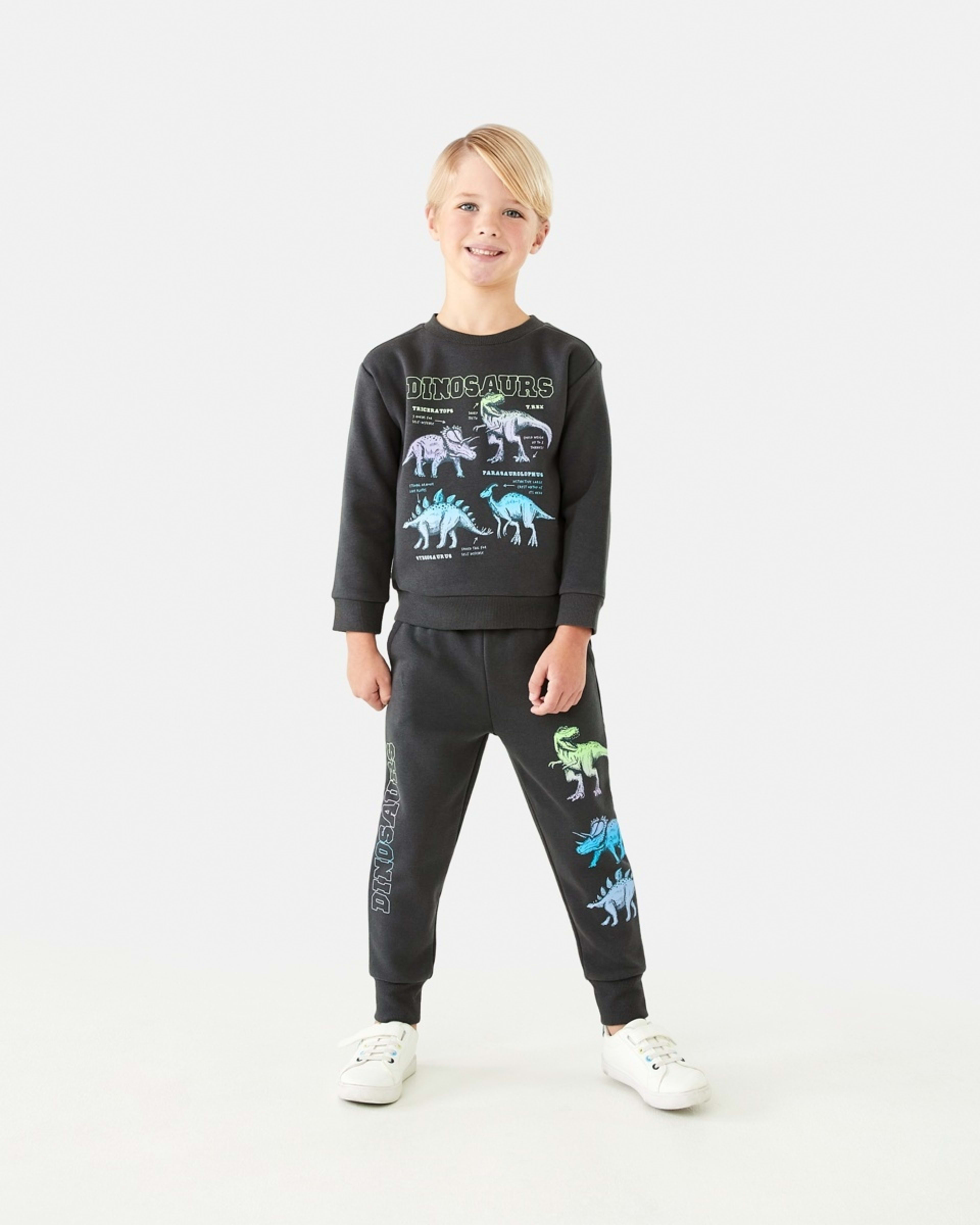 7 Print Trackpants Gry Dino, 7 of 10