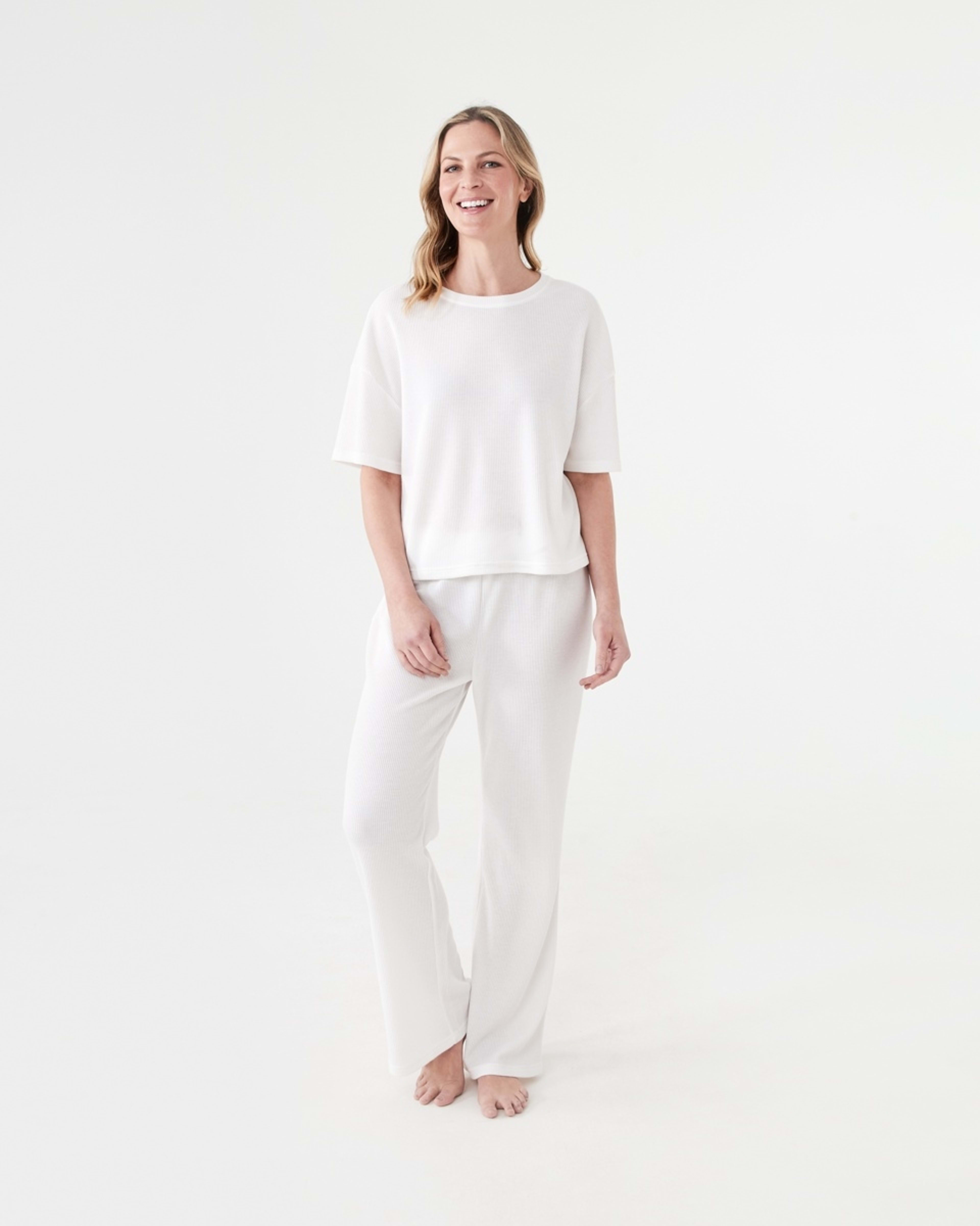 5 Waffle Pants WHISPER WHITE, 5 of 5