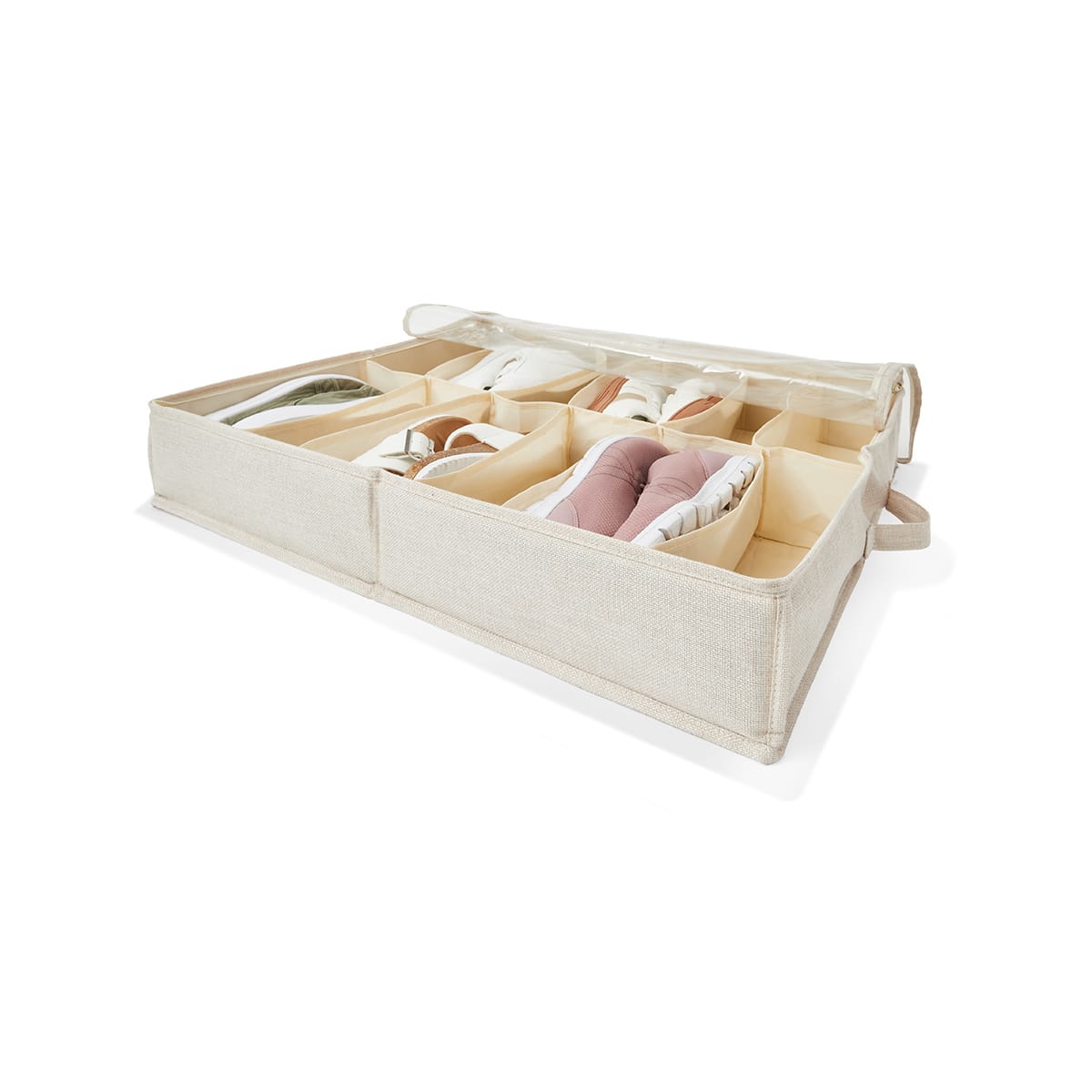 Linen Look Underbed Shoe Organiser Kmart NZ