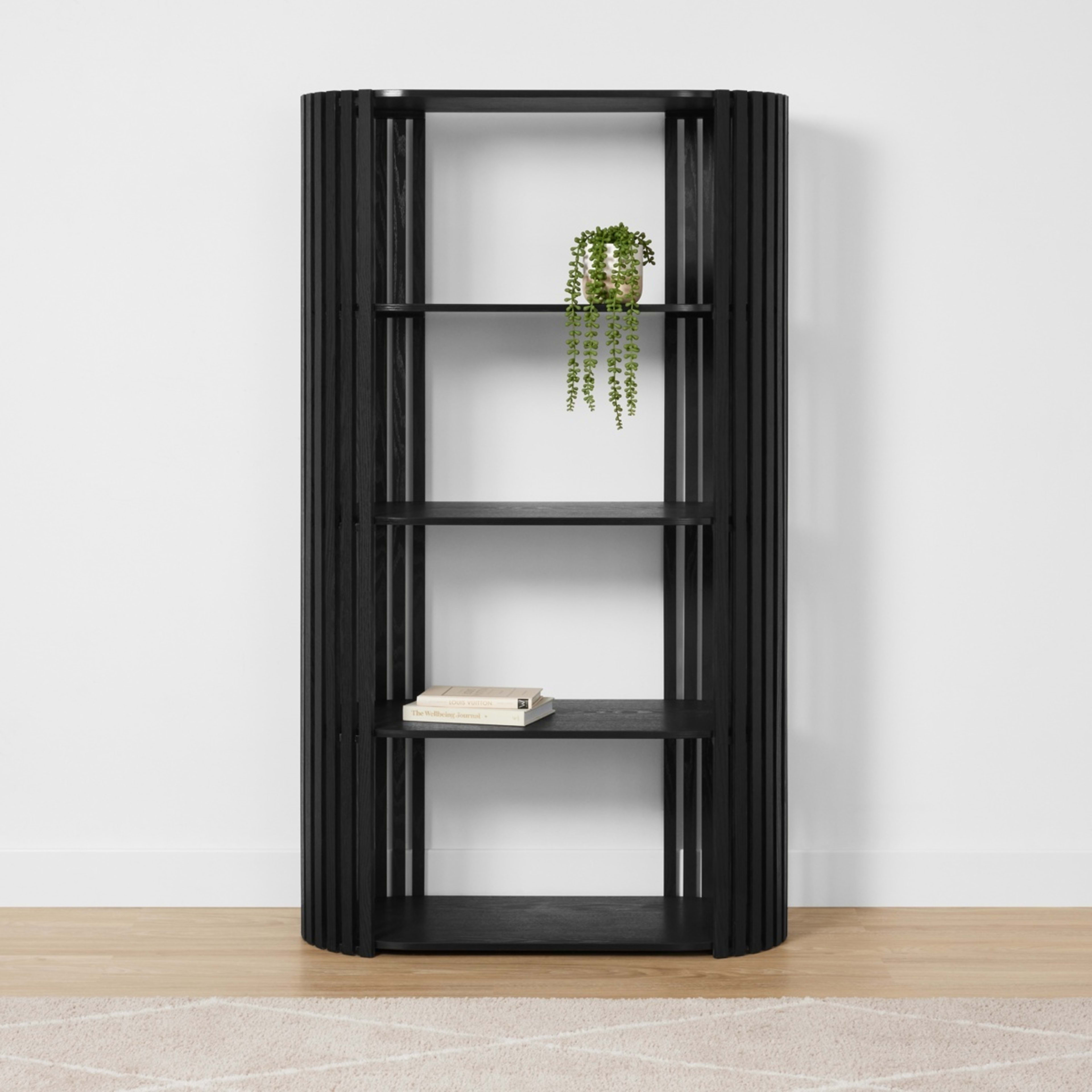 1 Nate Bookshelf - Black, 1 of 8
