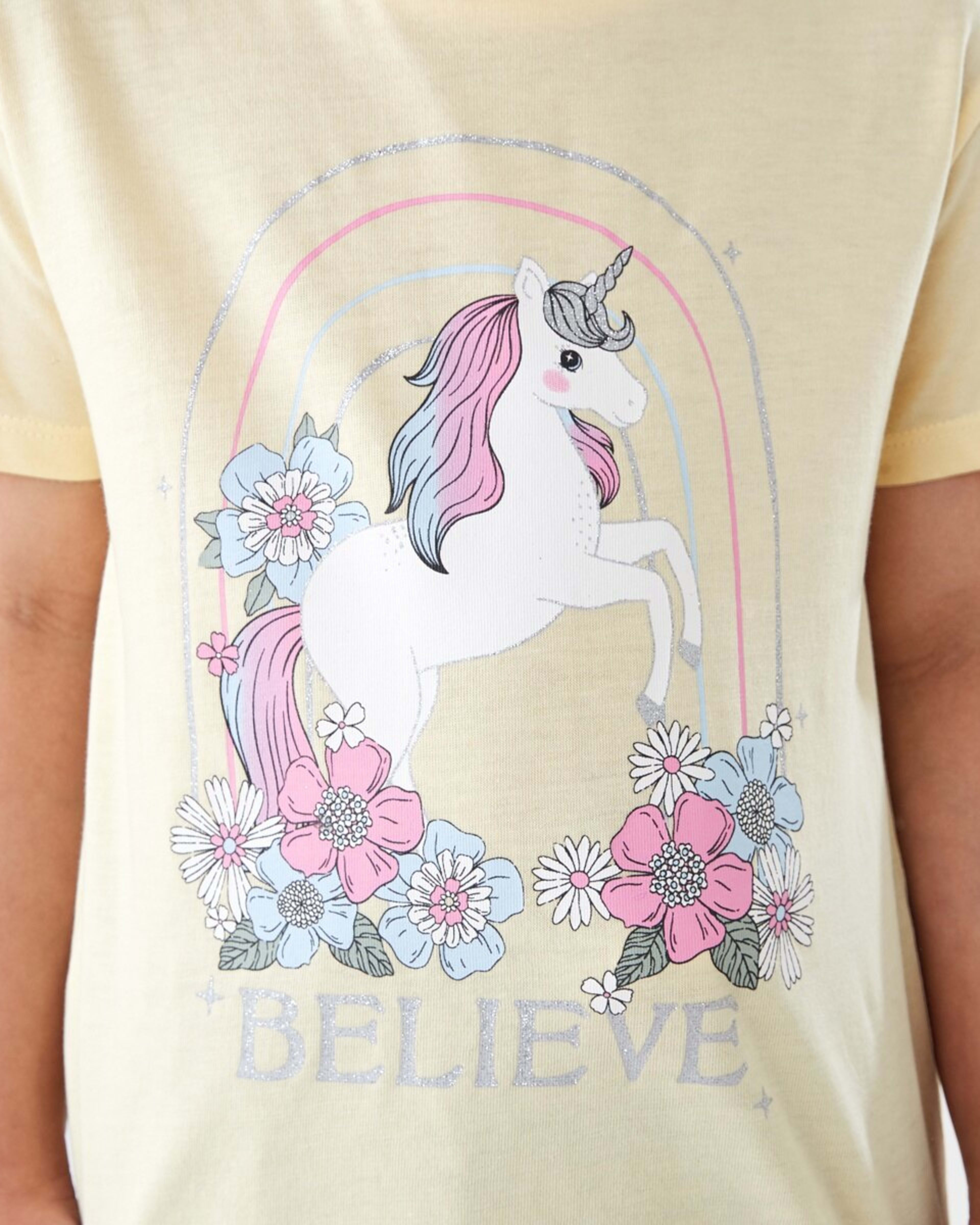 4 Print T-shirt UNICORNS BUTTERCREAM, 4 of 6