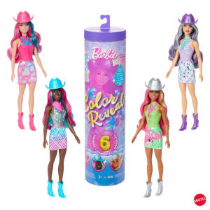 Barbie Color Reveal Pop Reveal Shakes Series Doll Playset - Asso