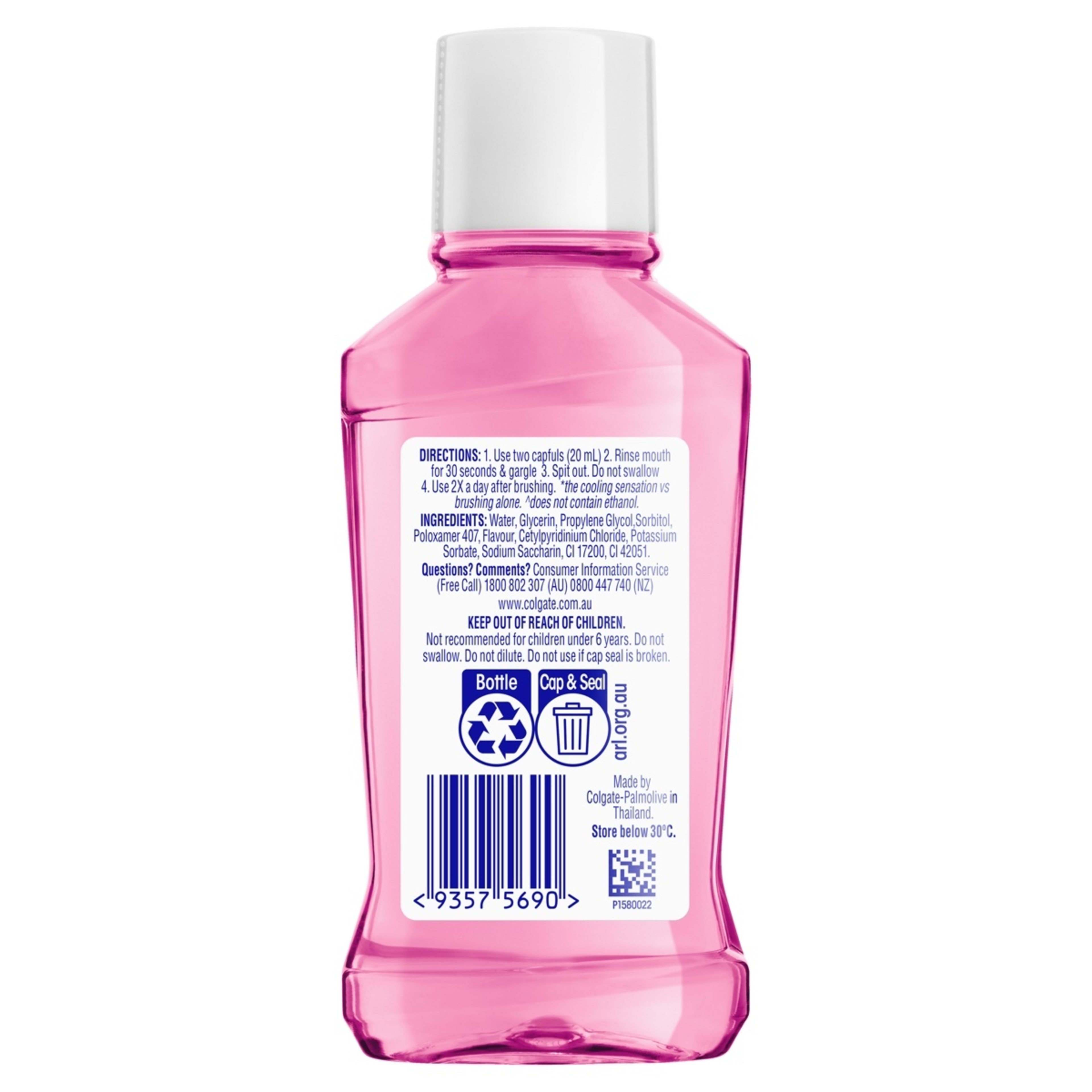 2 Colgate MaxFresh Watermelon Mint Mouthwash 100ml, 2 of 8