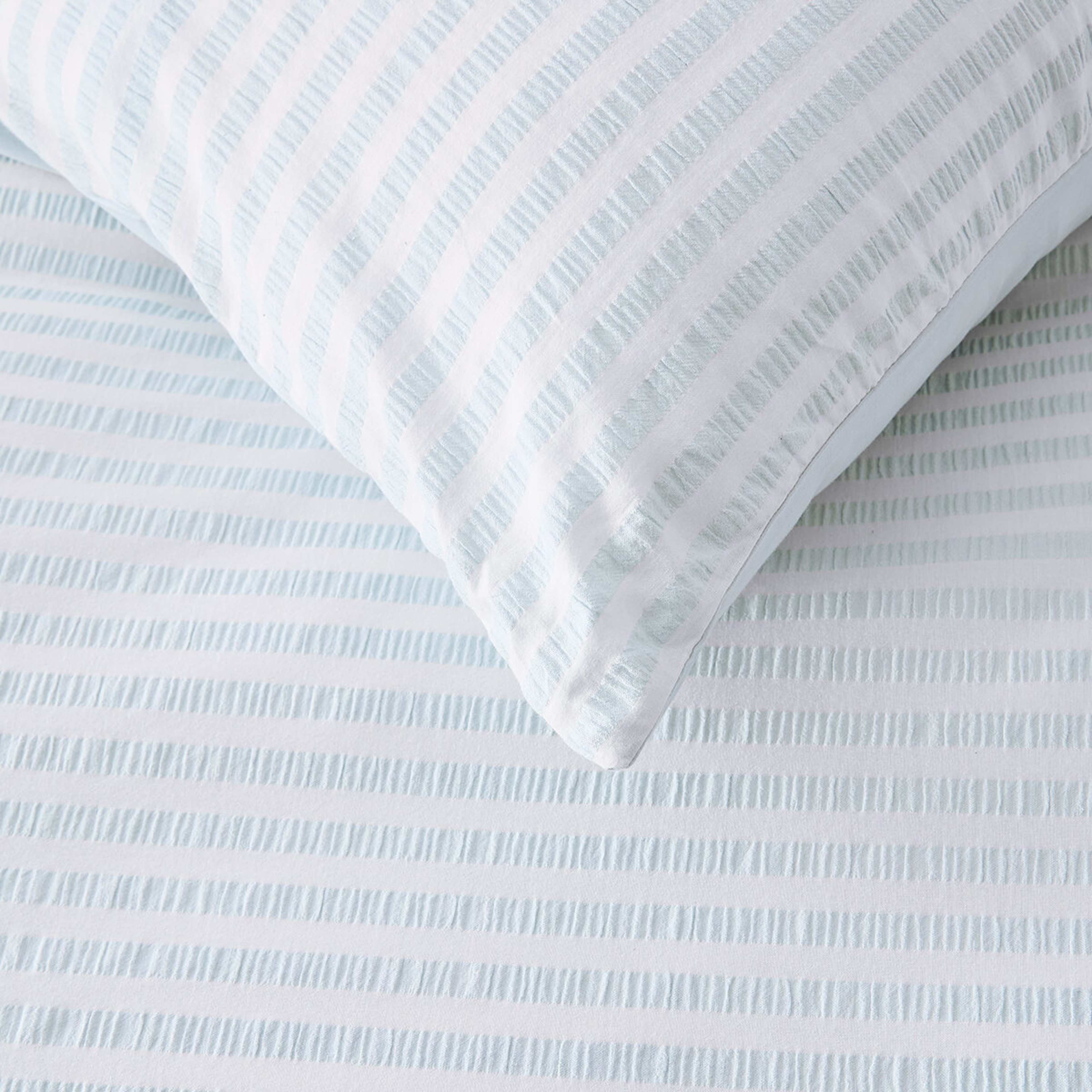 3 Bronte Cotton Quilt Cover Set - Super King Bed, Blue, 3 of 7