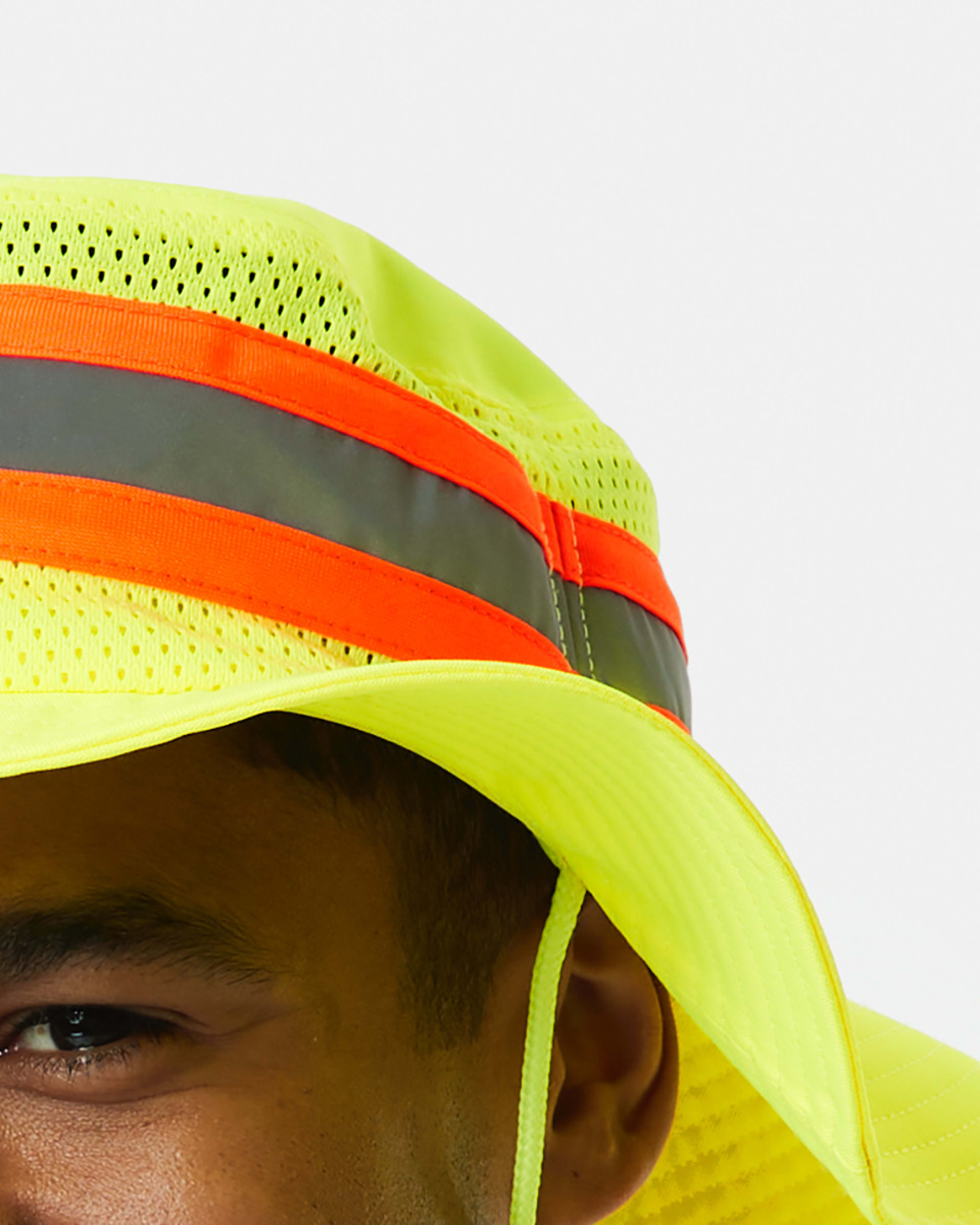 High Visibility Wide Brim Fabric Hat Kmart