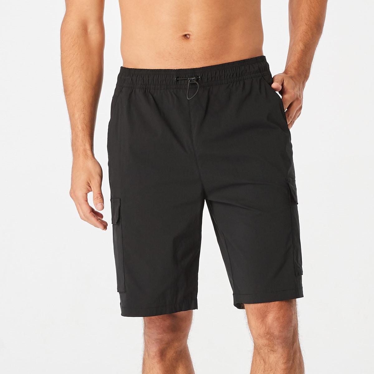cargo shorts black