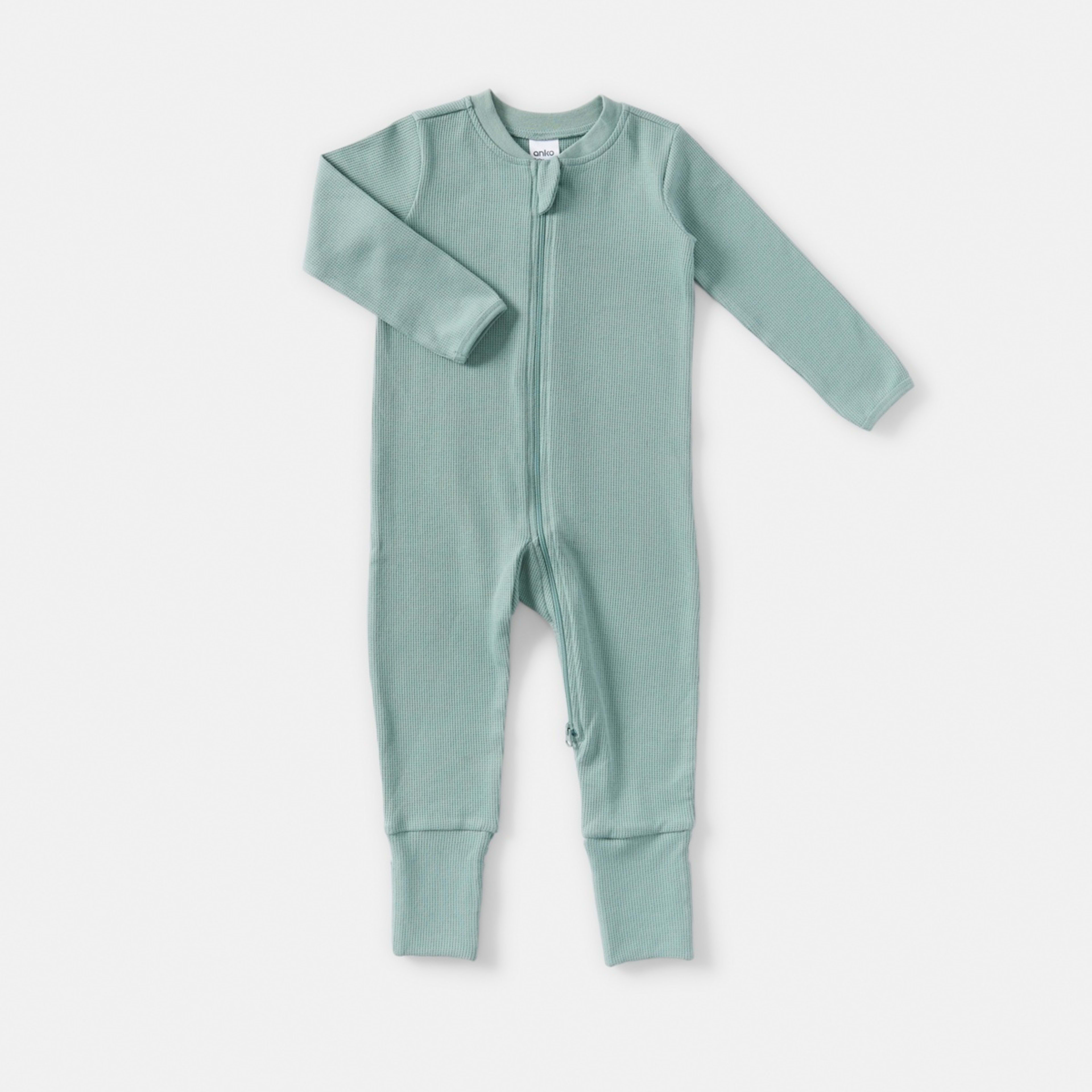 1 Waffle Coverall Blue Surf, 1 of 3