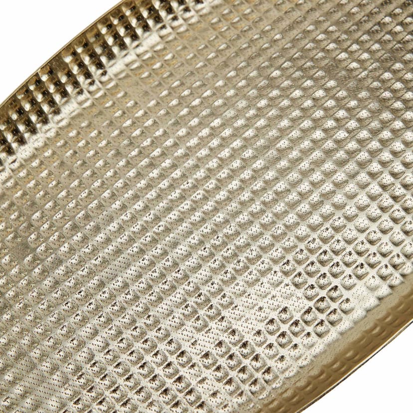 Gold Look Hammered Platter Kmart