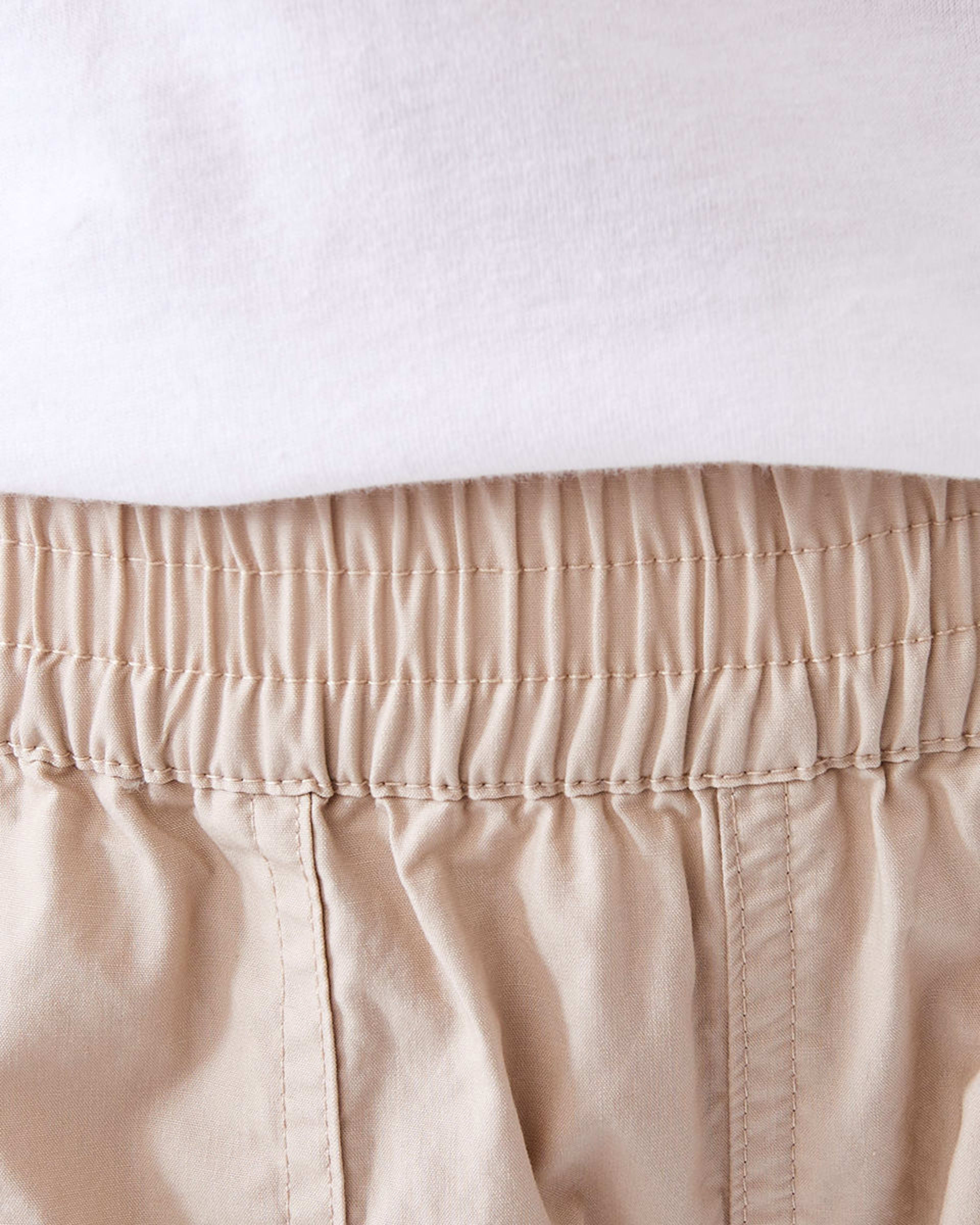 4 Pull On Cargo Pants Ash Beige, 4 of 6