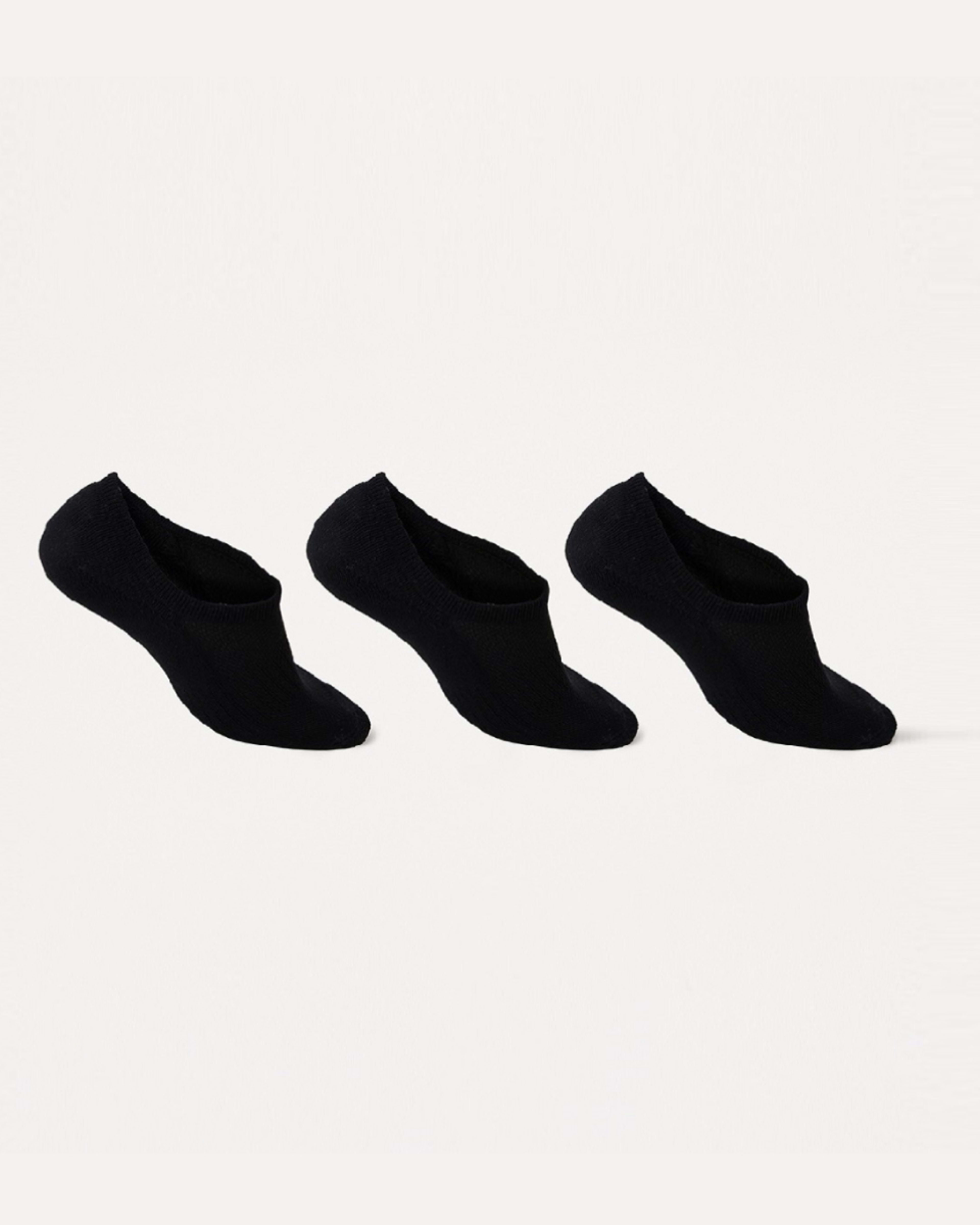 2 3 Pack Cushion Sneaker Socks BLACK, 2 of 3