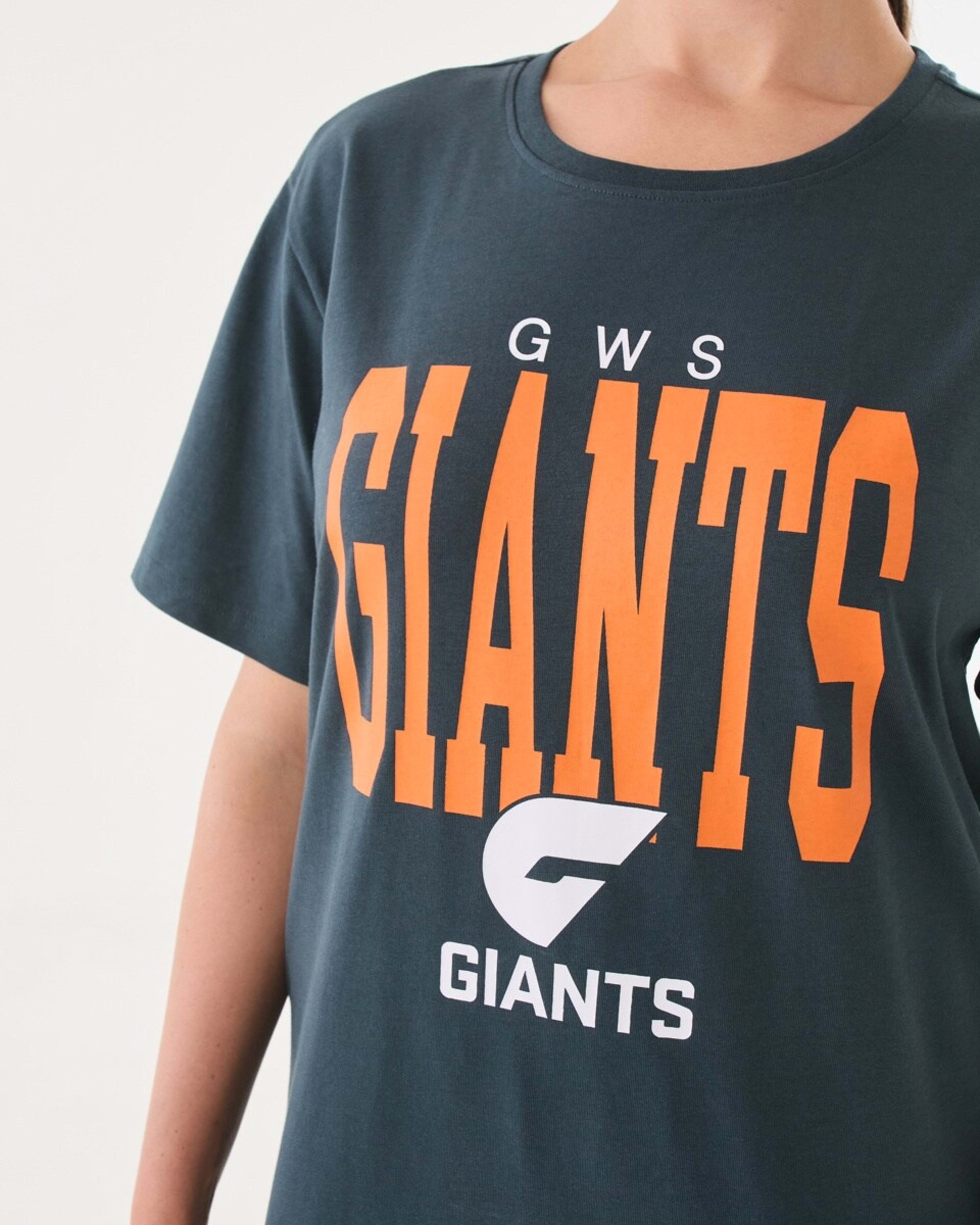 4 Official AFL Adult T-shirt Gws Giants, 4 of 5