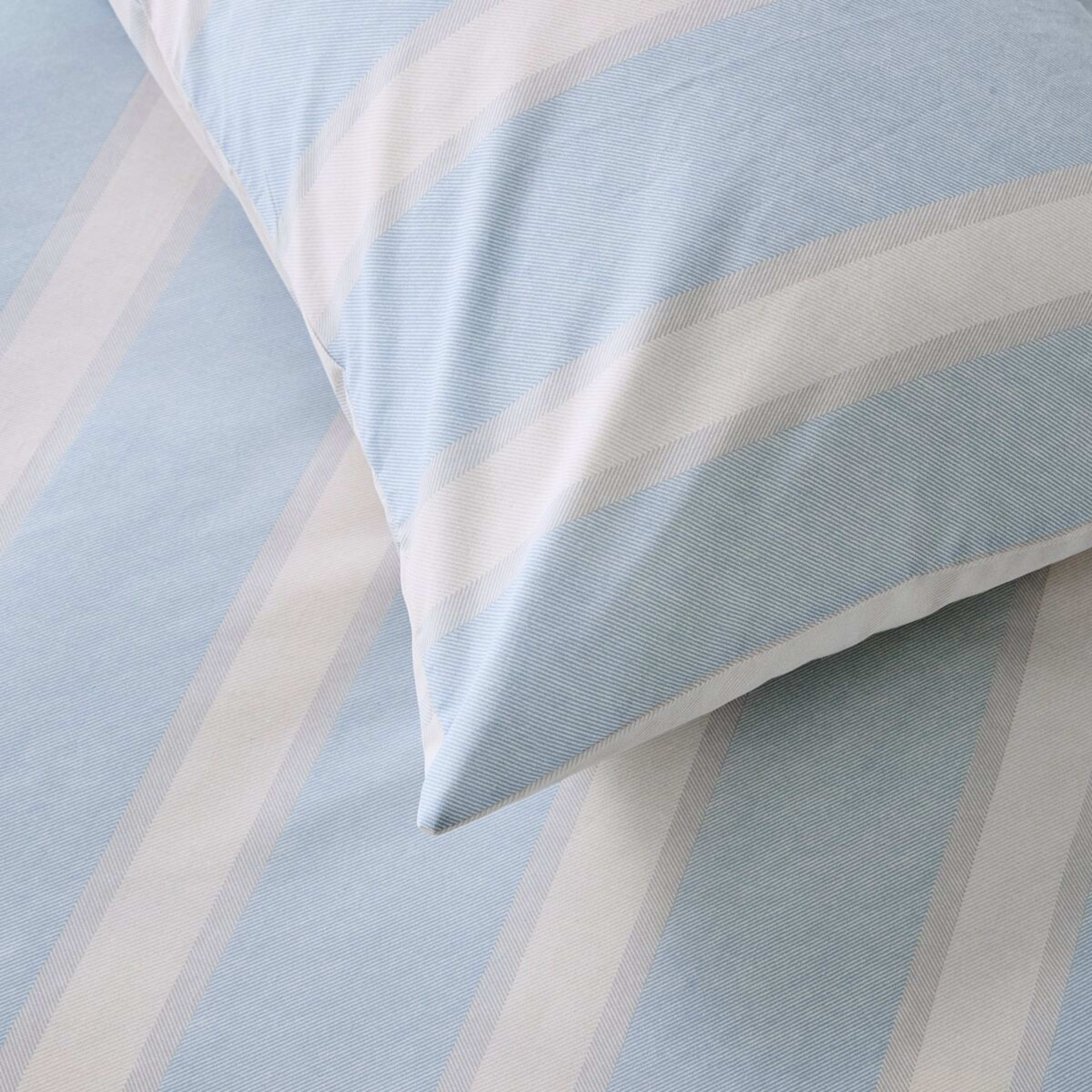 4 Cori Cotton Rich Reversible Quilt Cover Set - Double Bed, Blue, 4 of 7