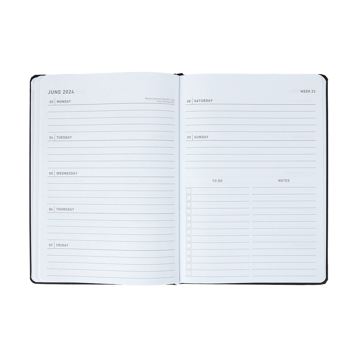 2024 A5 Weekly Diary Black Kmart   76512672 3adc 4486 Aa78 1ea2e4971a26 