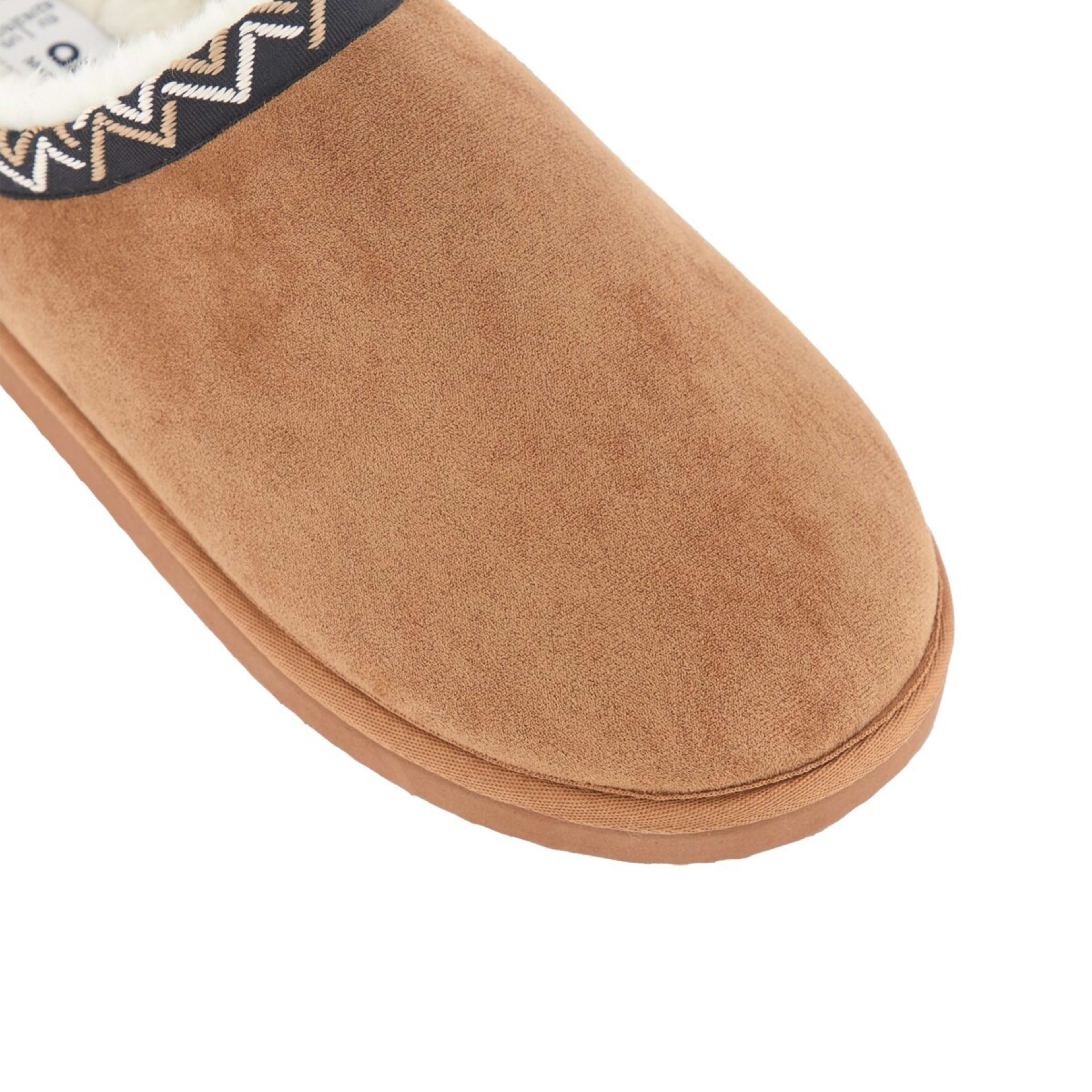 3 Trim Slippers Chocolate Brown, 3 of 3
