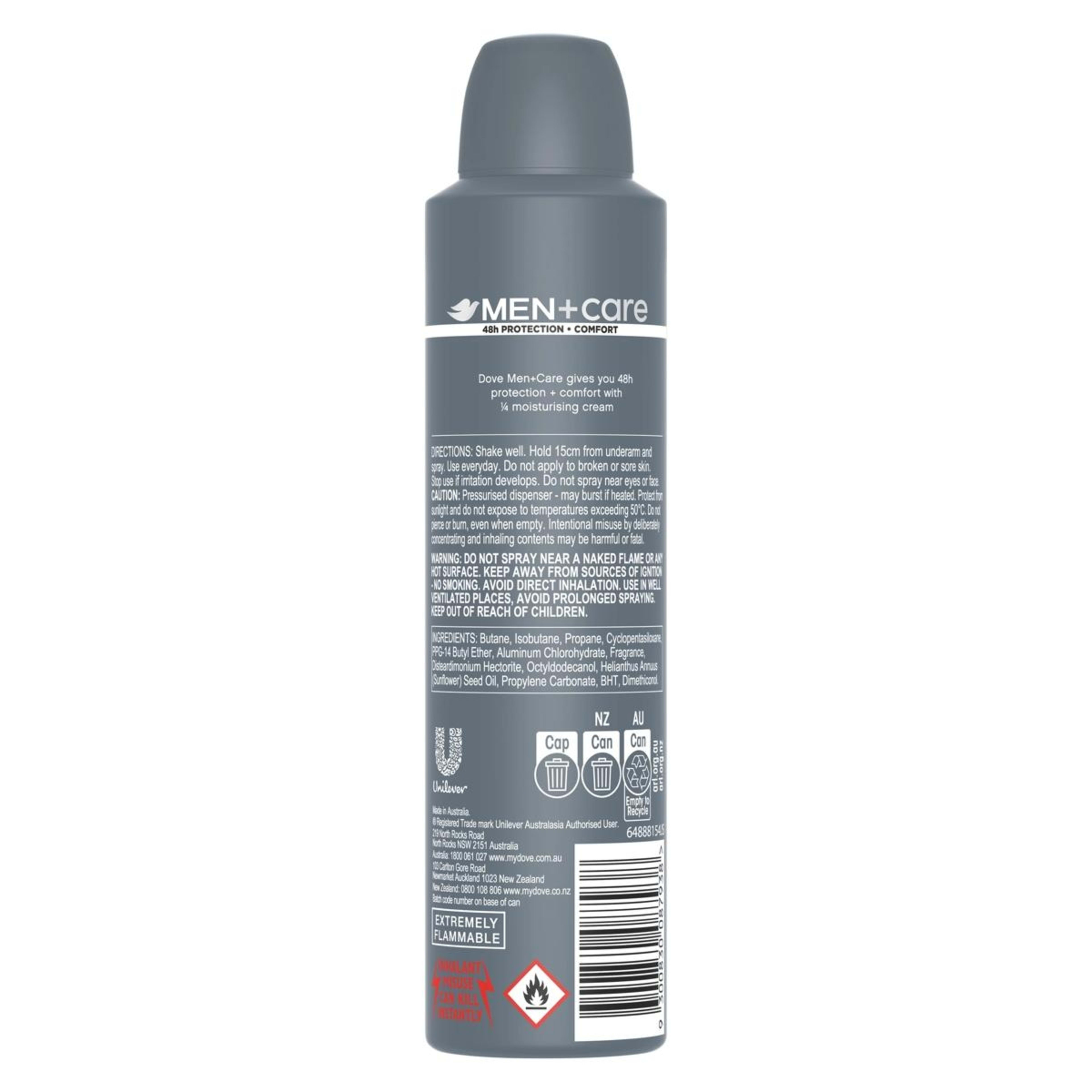 2 Dove Men+ Care Antiperspirant Black & White Stain Defense Deodorant, 2 of 4