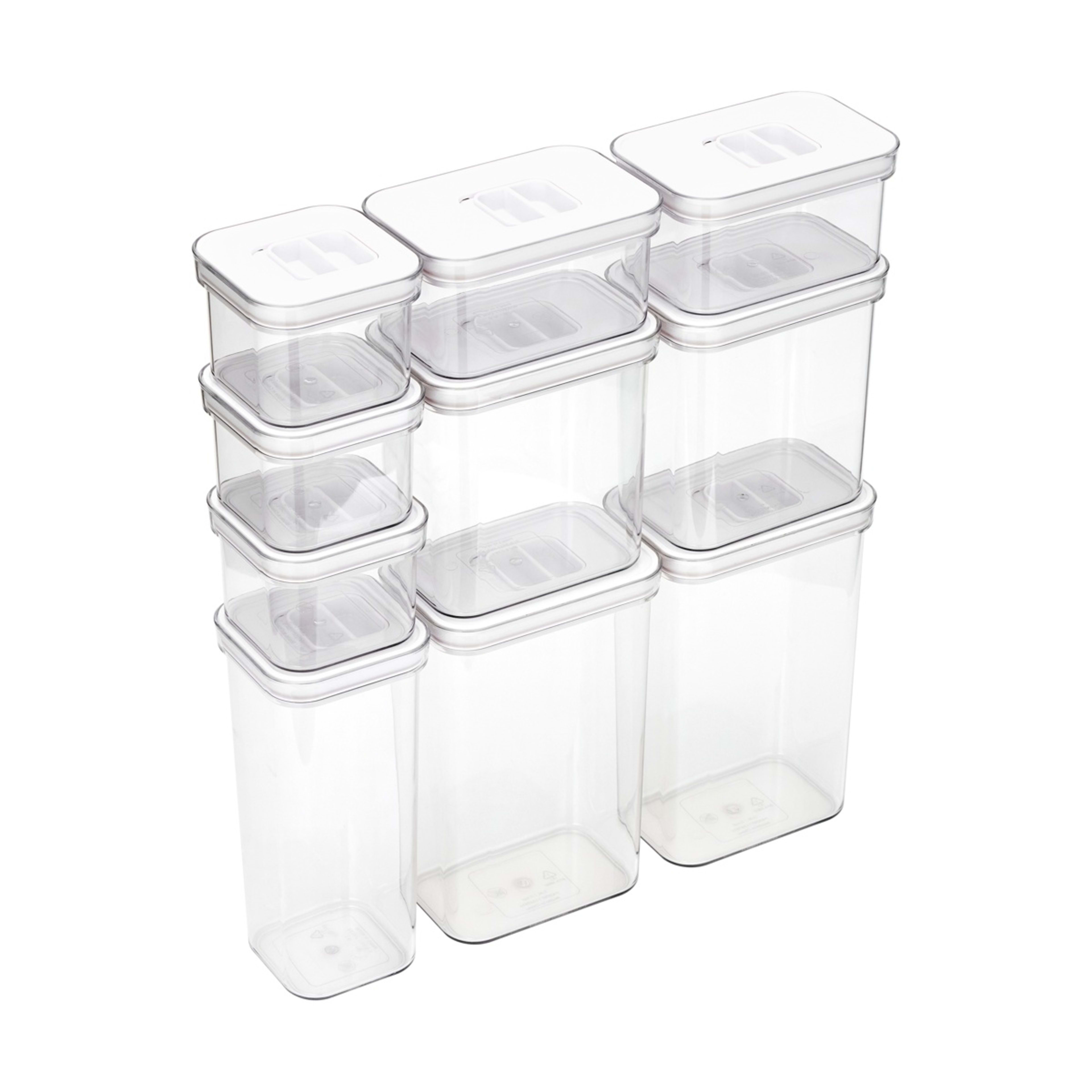 1 10 Piece Slide Lock Container Set, 1 of 5