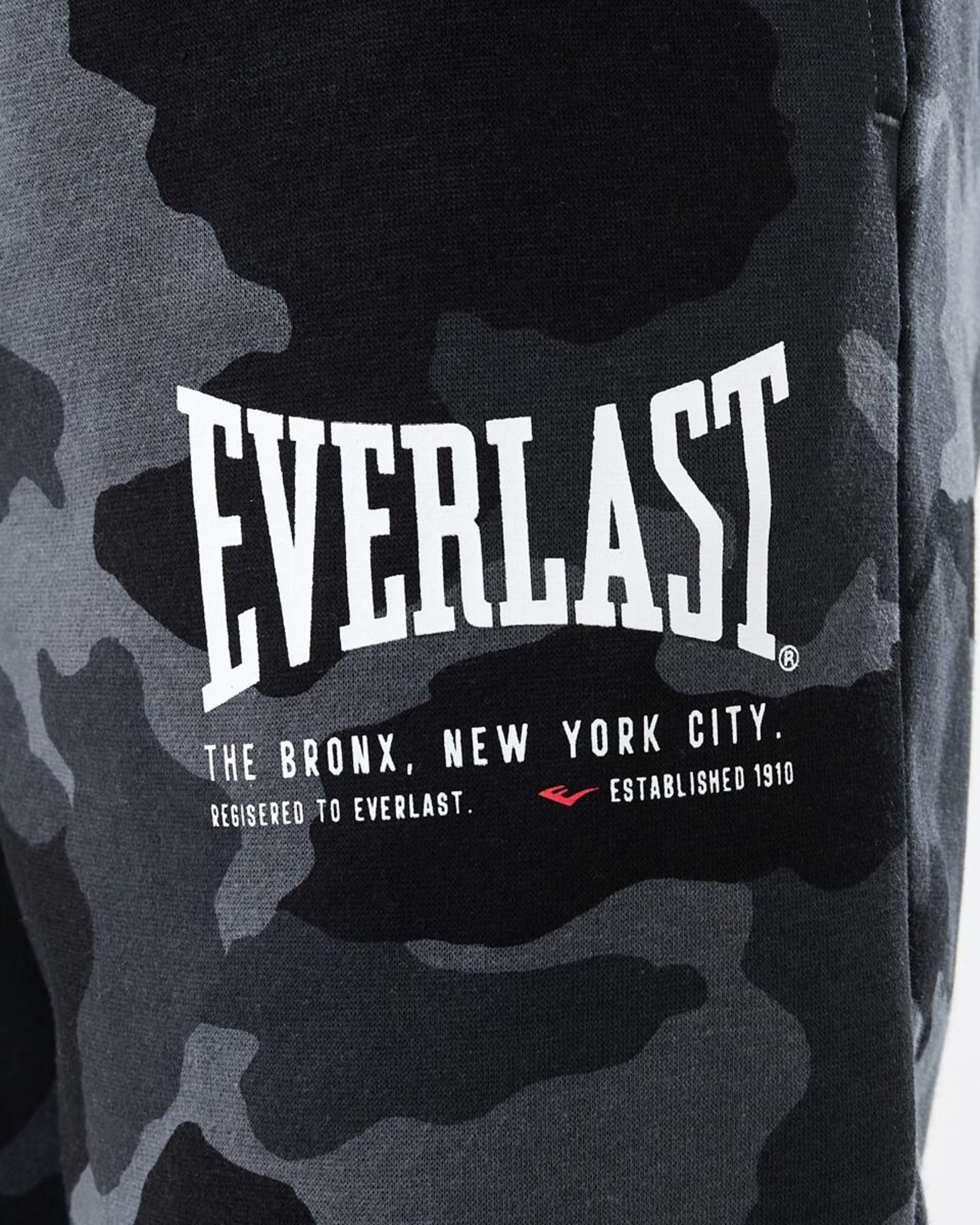 6 Everlast Mens Camo Trackpants Char Camo, 6 of 7