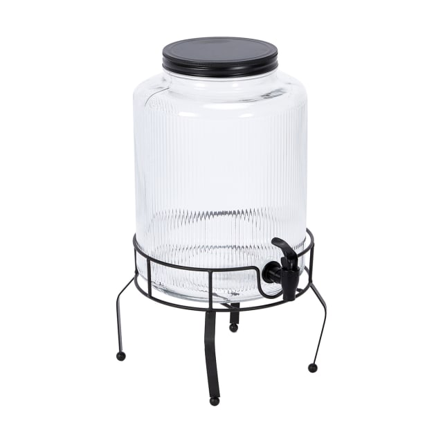 Embossed Line Drink Dispenser with Stand Kmart