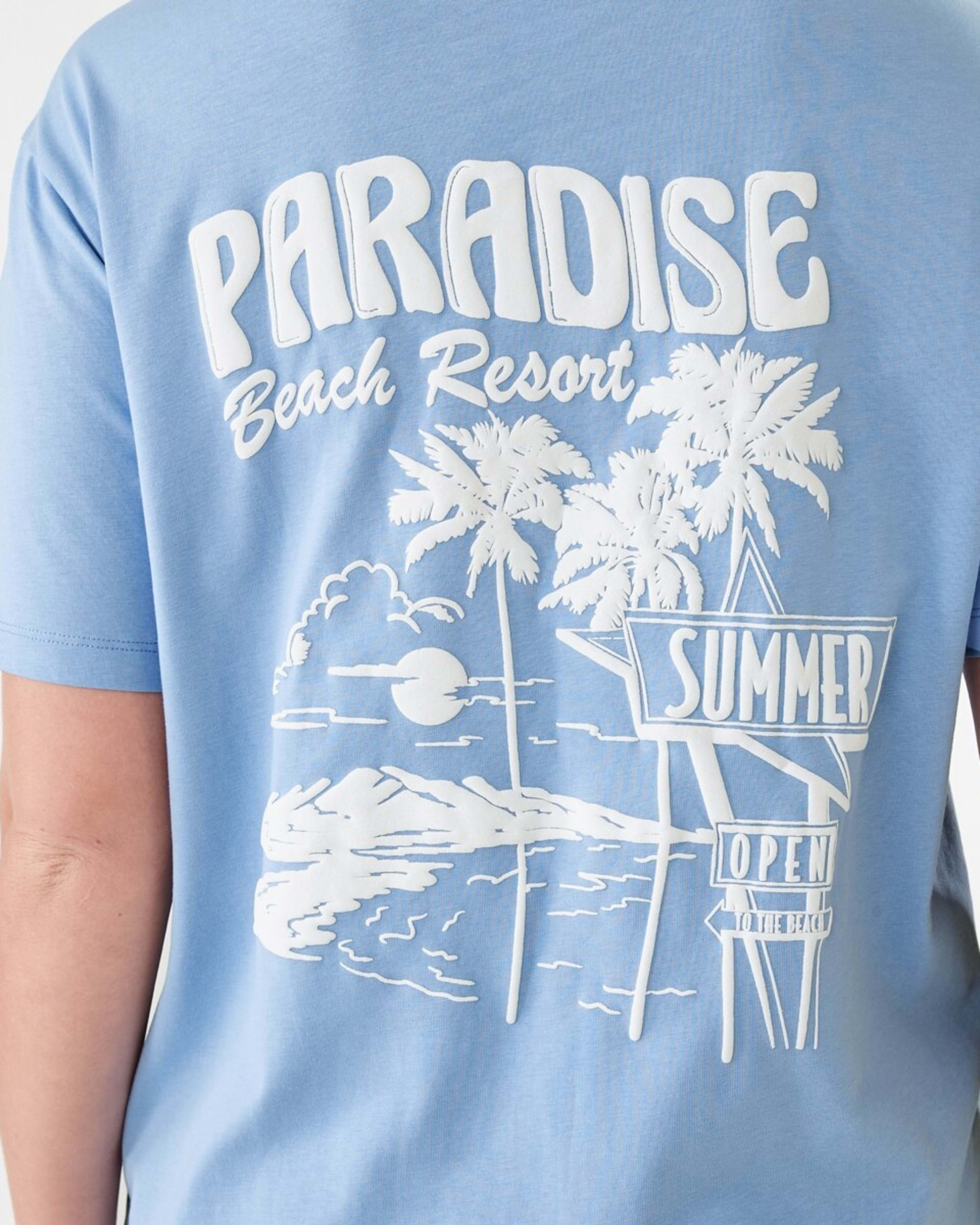 6 Short Sleeve Oversized Boyfriend T-shirt Paradise, 6 of 6