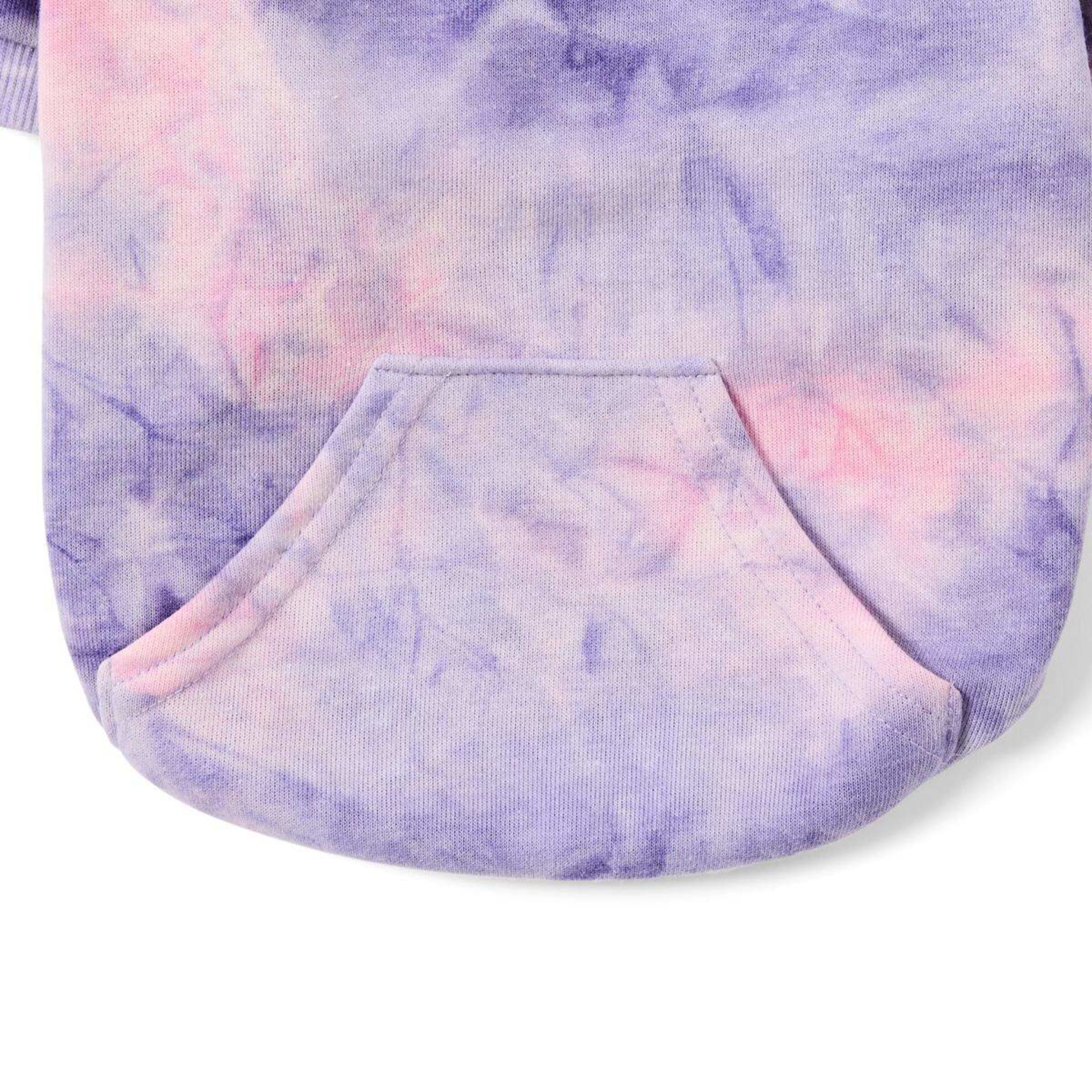9 Pet Hoodie Tie-Dye - Large, Lilac, 9 of 10