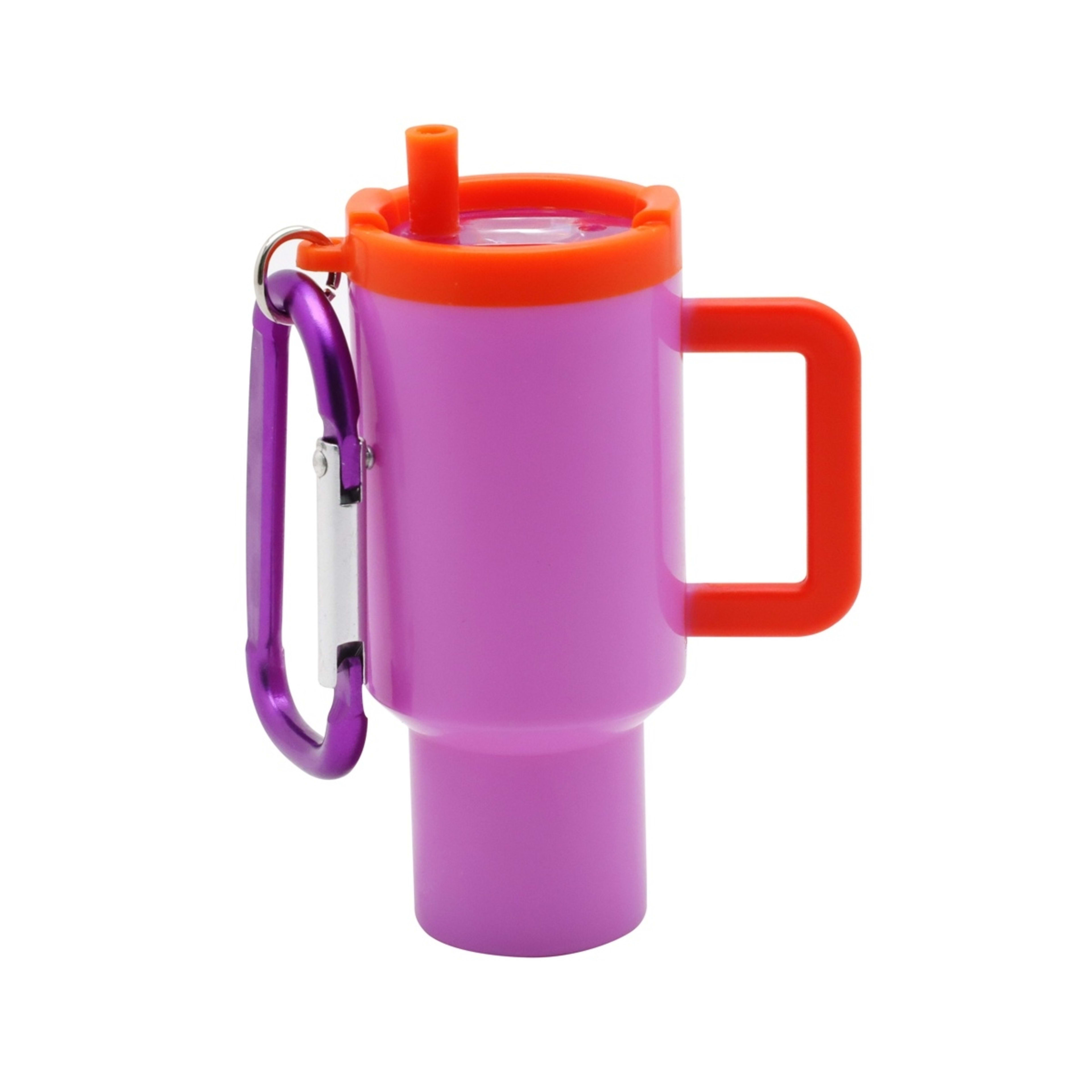 4 Clipz Bag Tag Collection: Tumbler Series Keyring - Assorted, 4 of 7