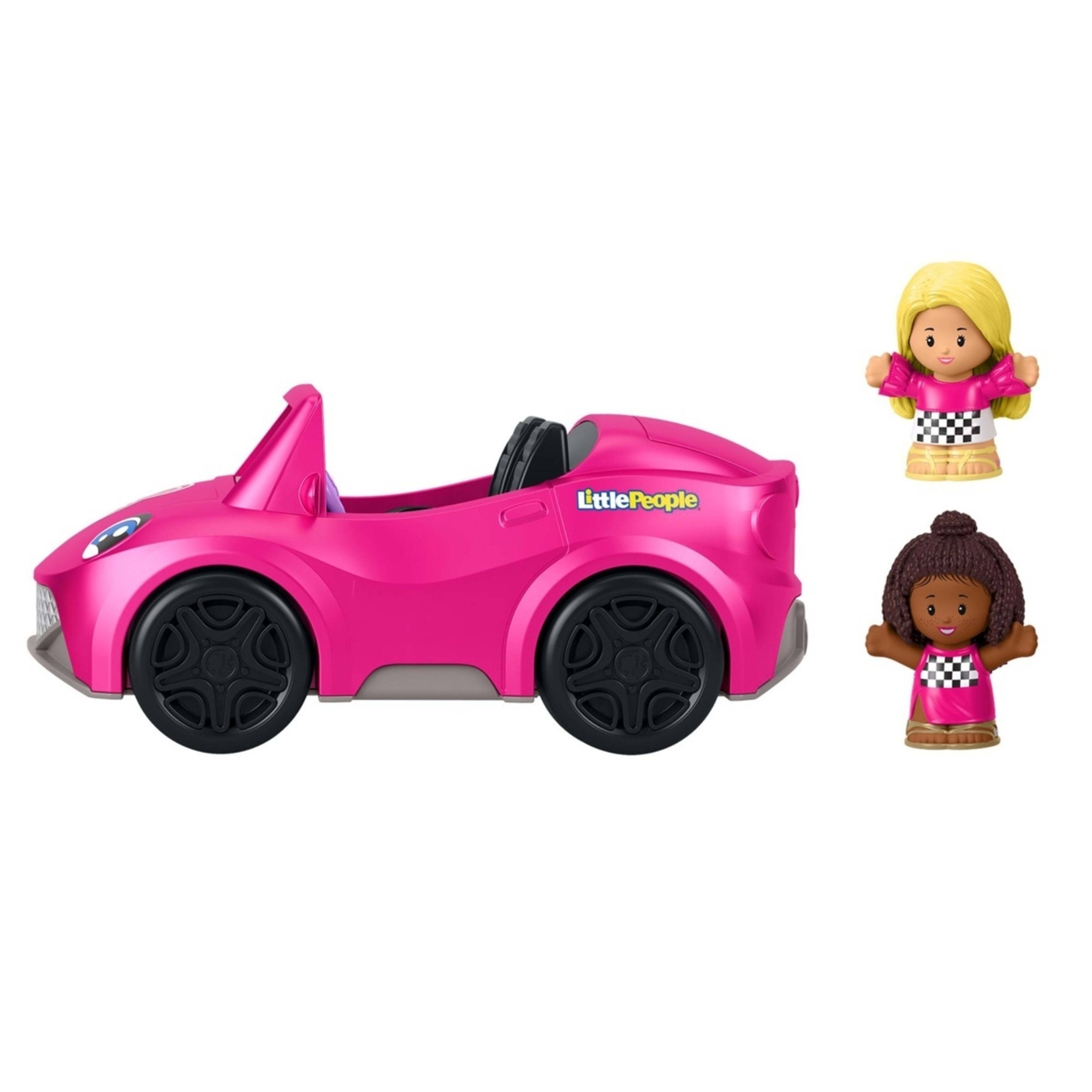 2 Fisher-Price Barbie Little People Convertible Car Toy, 2 of 3