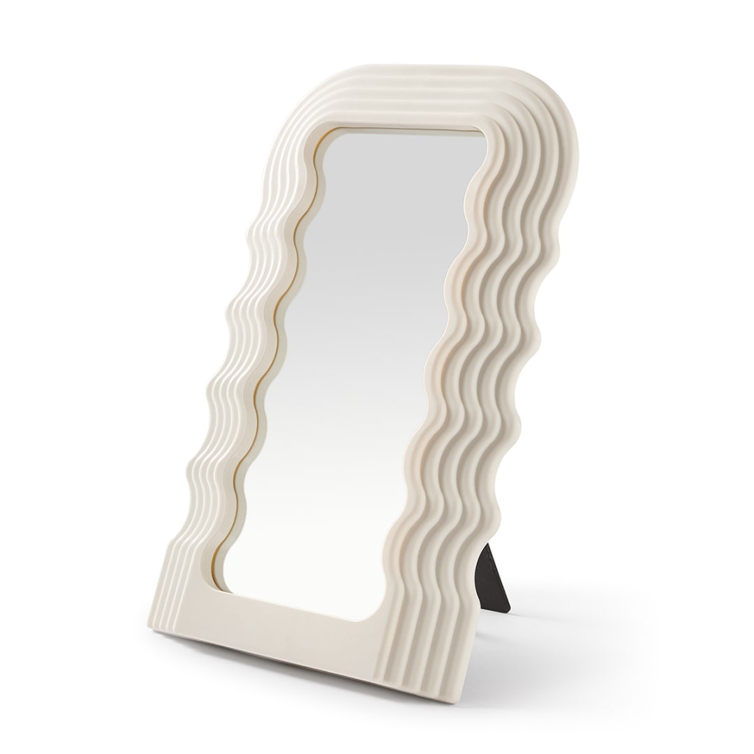 Wavy Mirror White Kmart