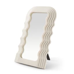 Wavy Mirror - White - Kmart