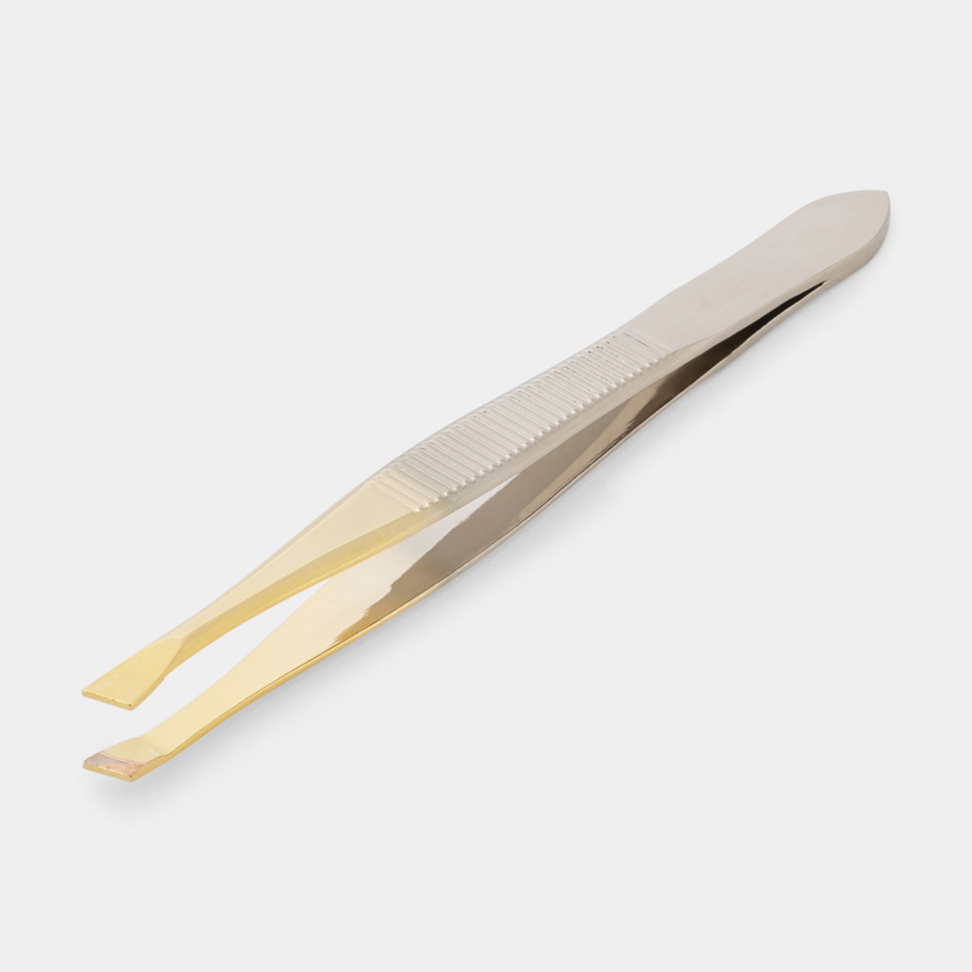 Gold Look Plated Slant Tip Tweezers Kmart