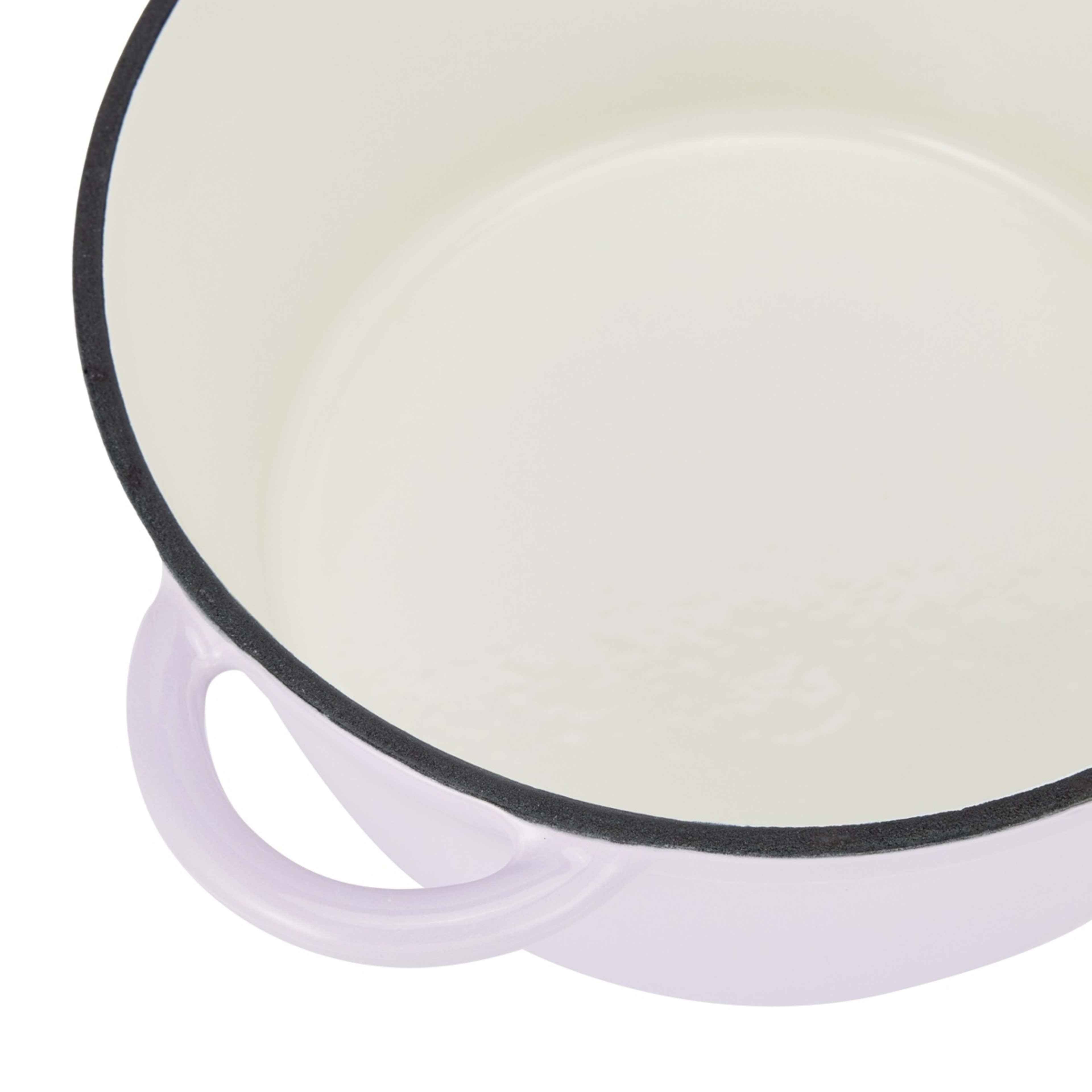 3 4L Lilac Cast Iron Casserole, 3 of 6