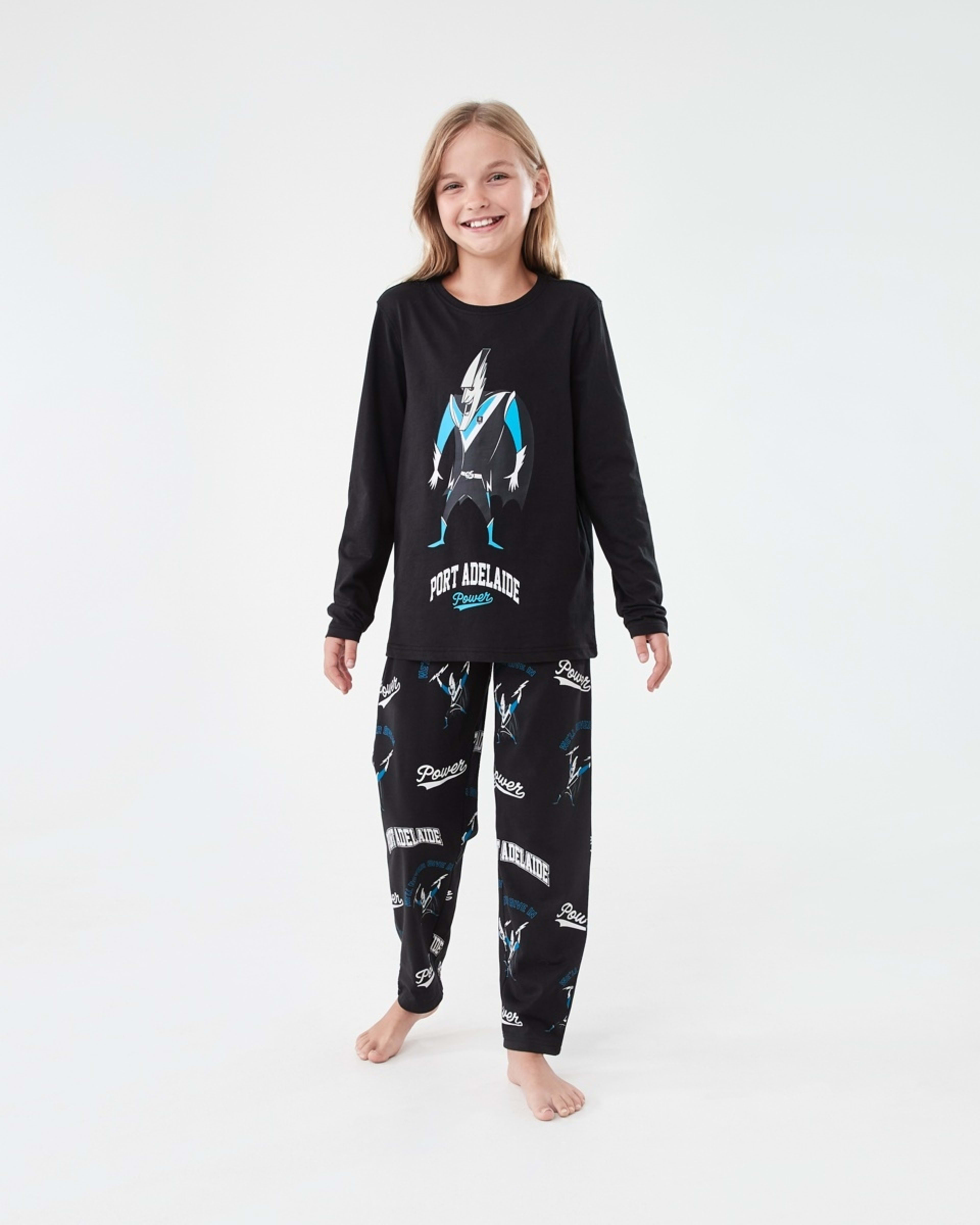 1 Official AFL Kids Pyjama Set Port Adel, 1 of 9