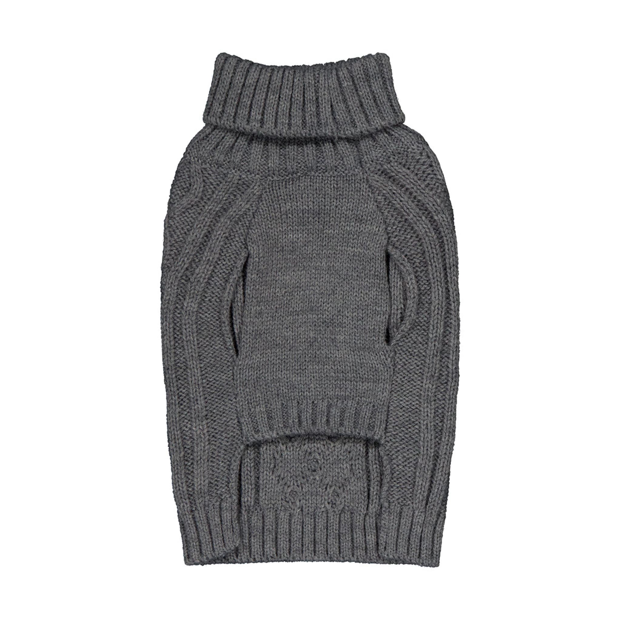 Pet Cable Knit Jumper Small, Grey Kmart