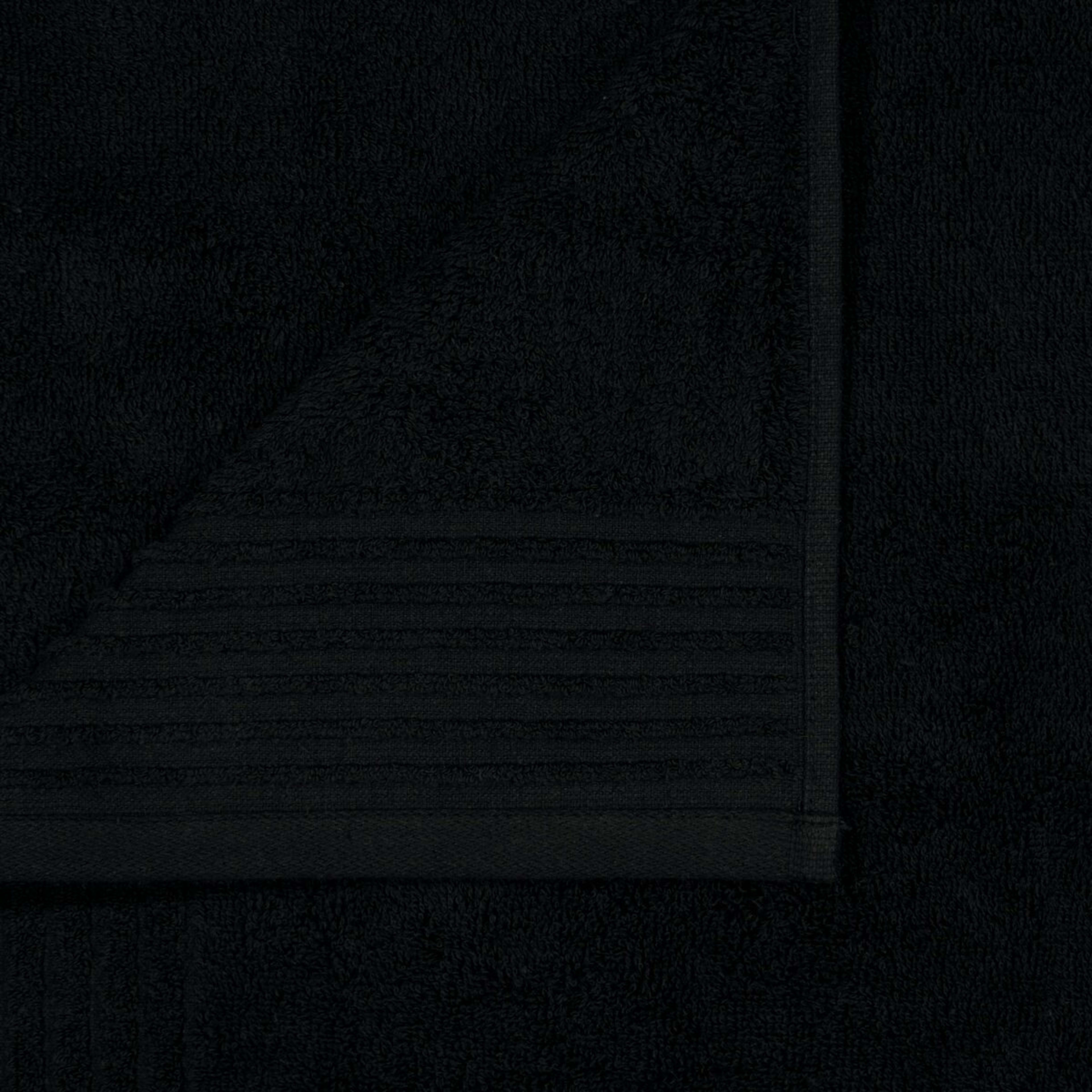 2 Edan Cotton Bath Towel - Black, 2 of 6