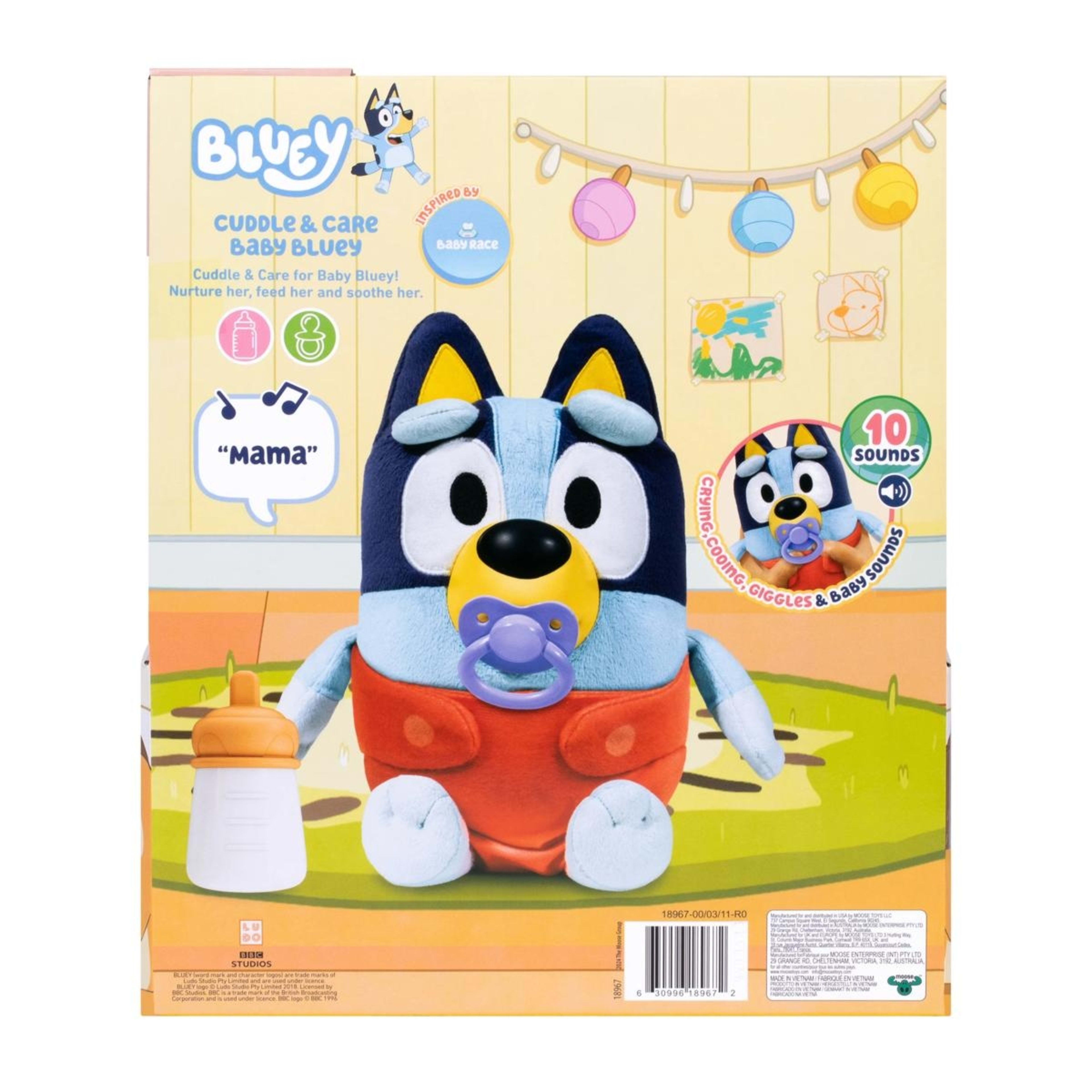 9 Cuddle & Care Baby Bluey with 10 Sounds, 9 of 9