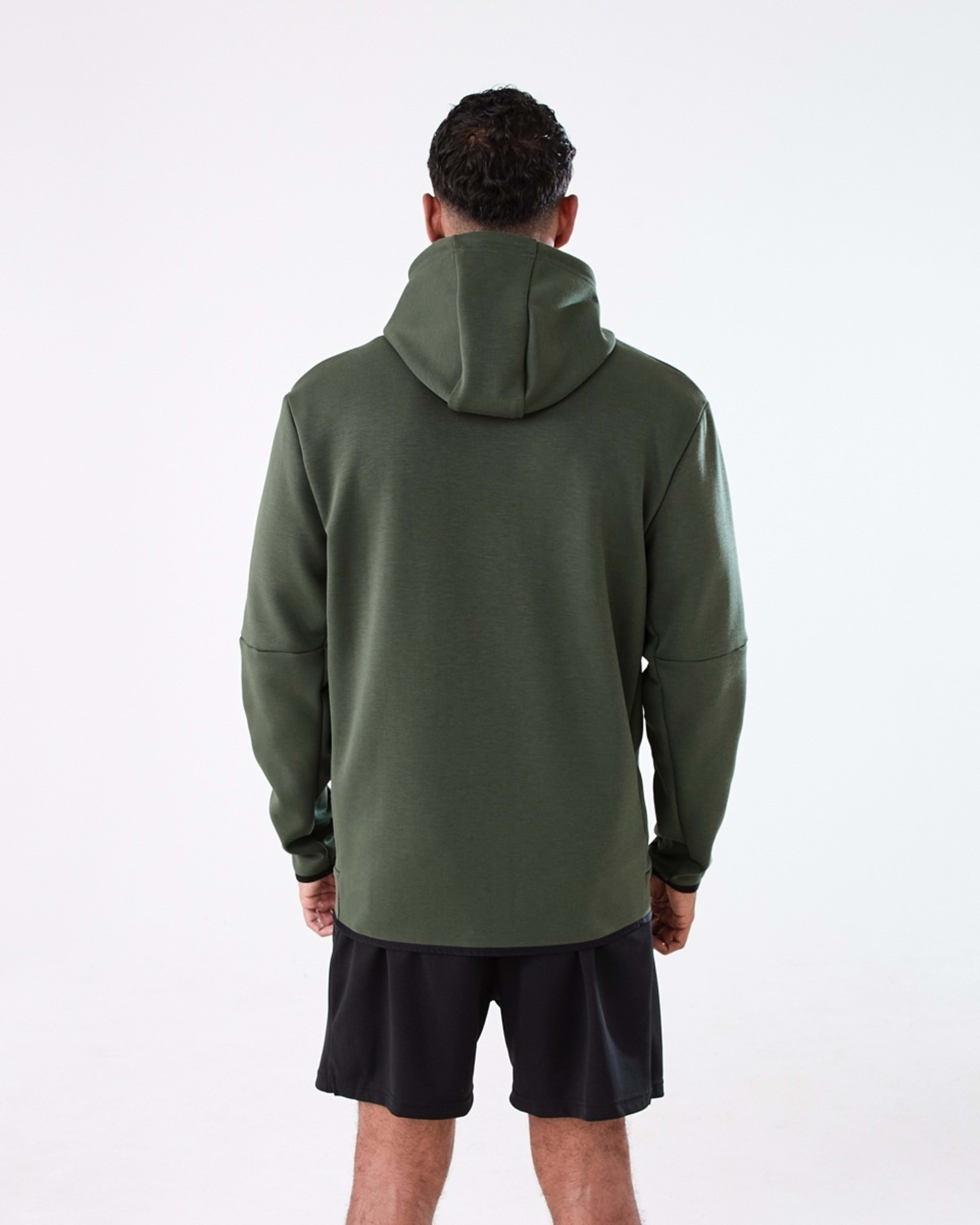 4 Active Mens Sports Hoodie DEEPEST GREEN, 4 of 7