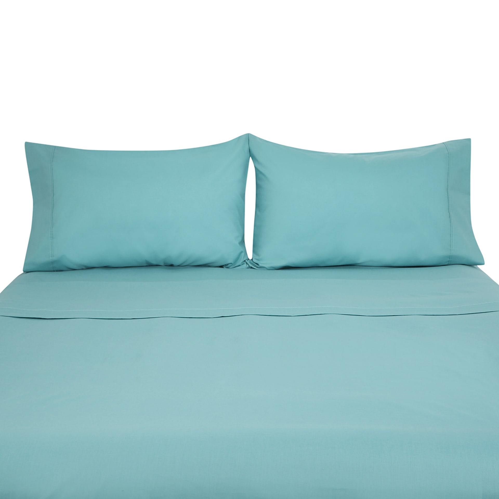 180 Thread Count Sheet Set Queen Bed, Aqua Kmart