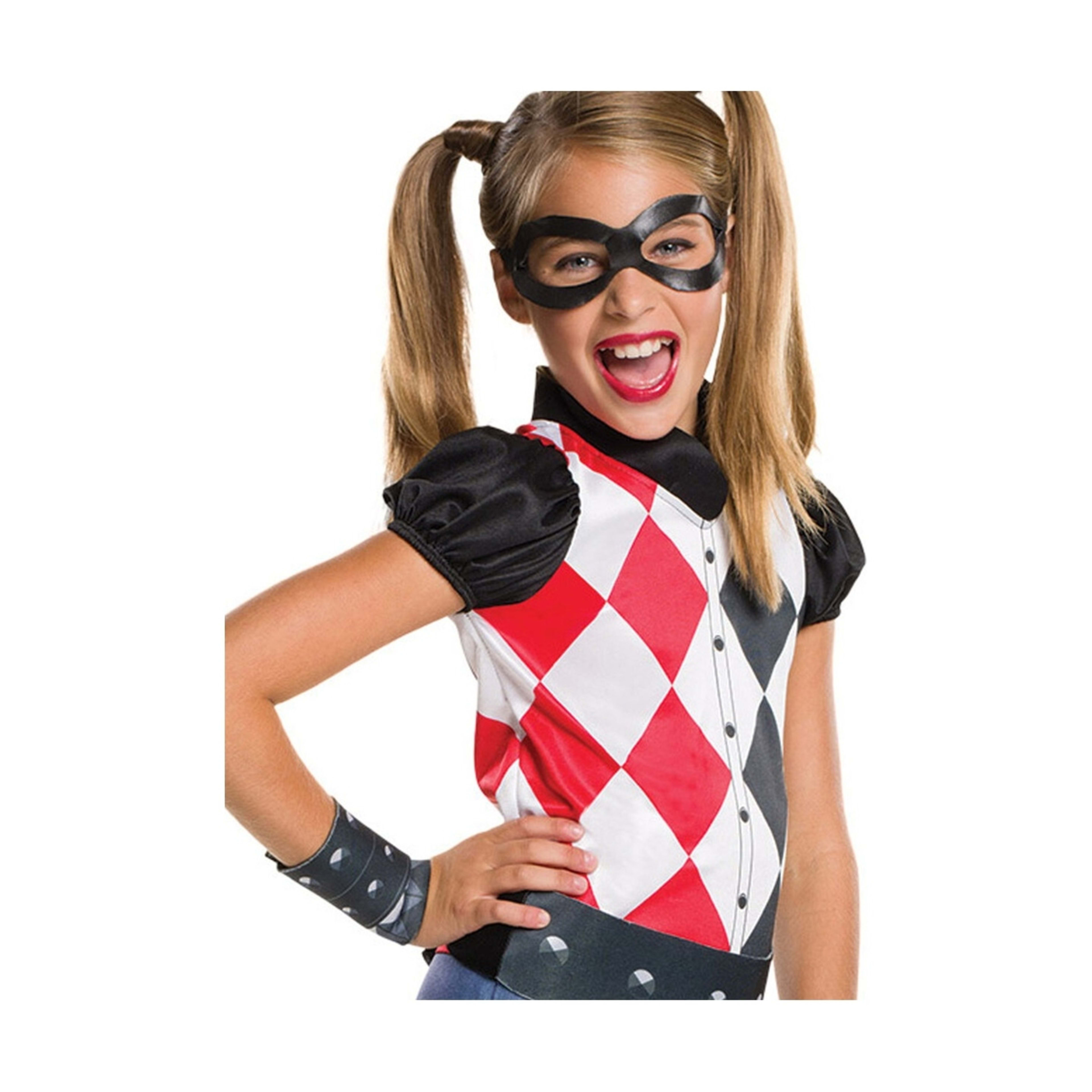 2 DC Comics Harley Quinn Costume - Ages 9-10, 2 of 3