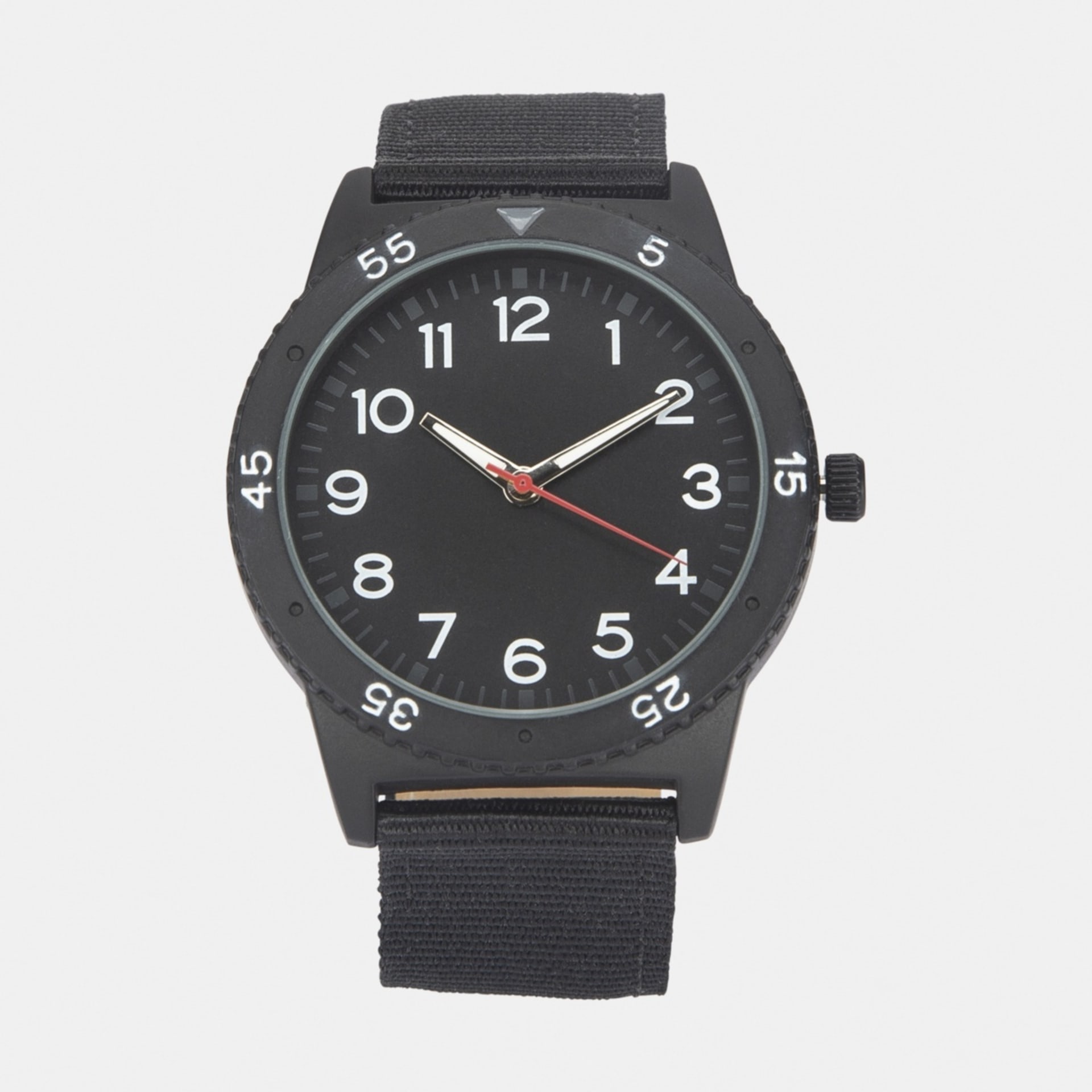 Analogue Nylon Band Watch Black Kmart NZ