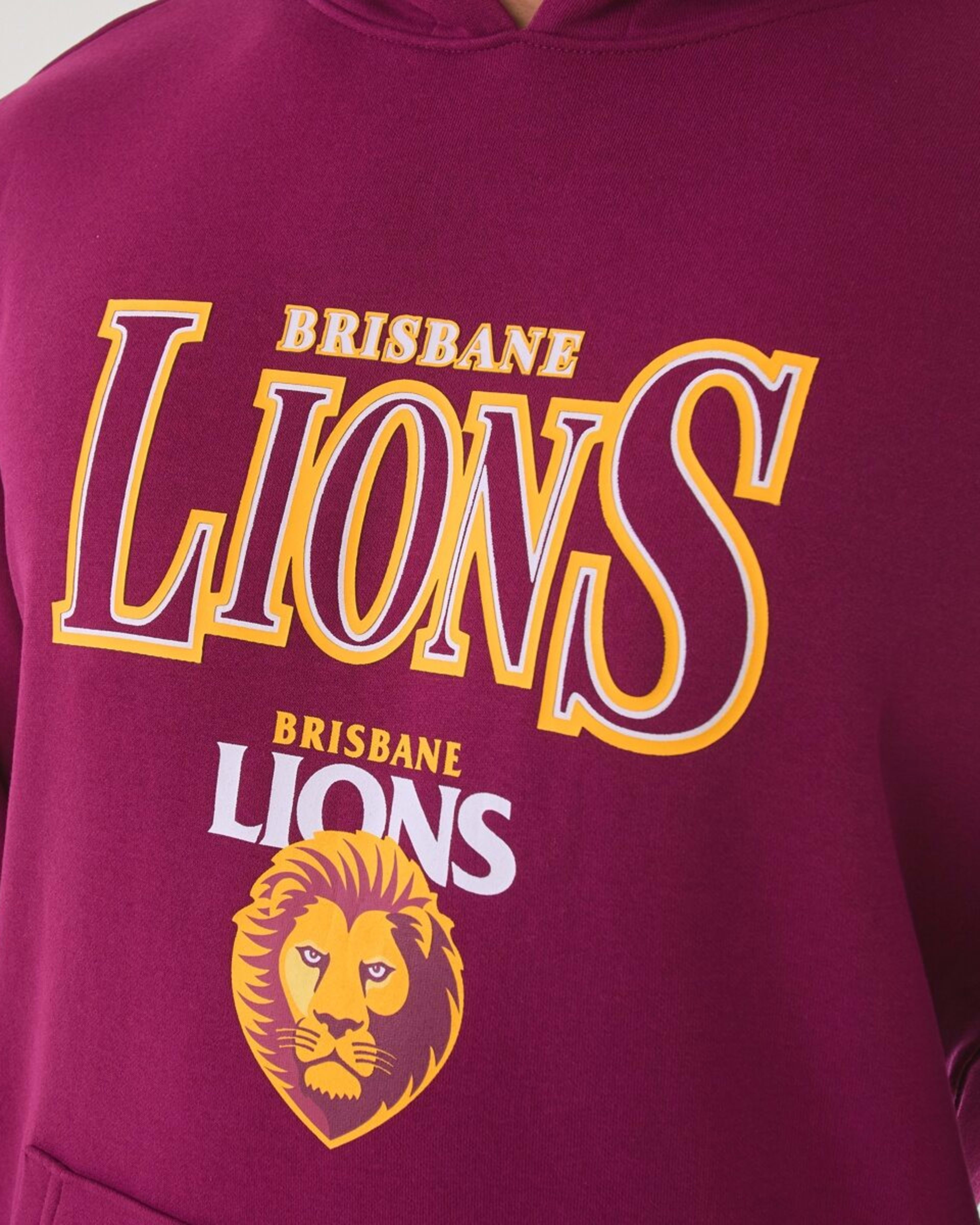 5 Official AFL Adult Hoodie Brisbane, 5 of 7