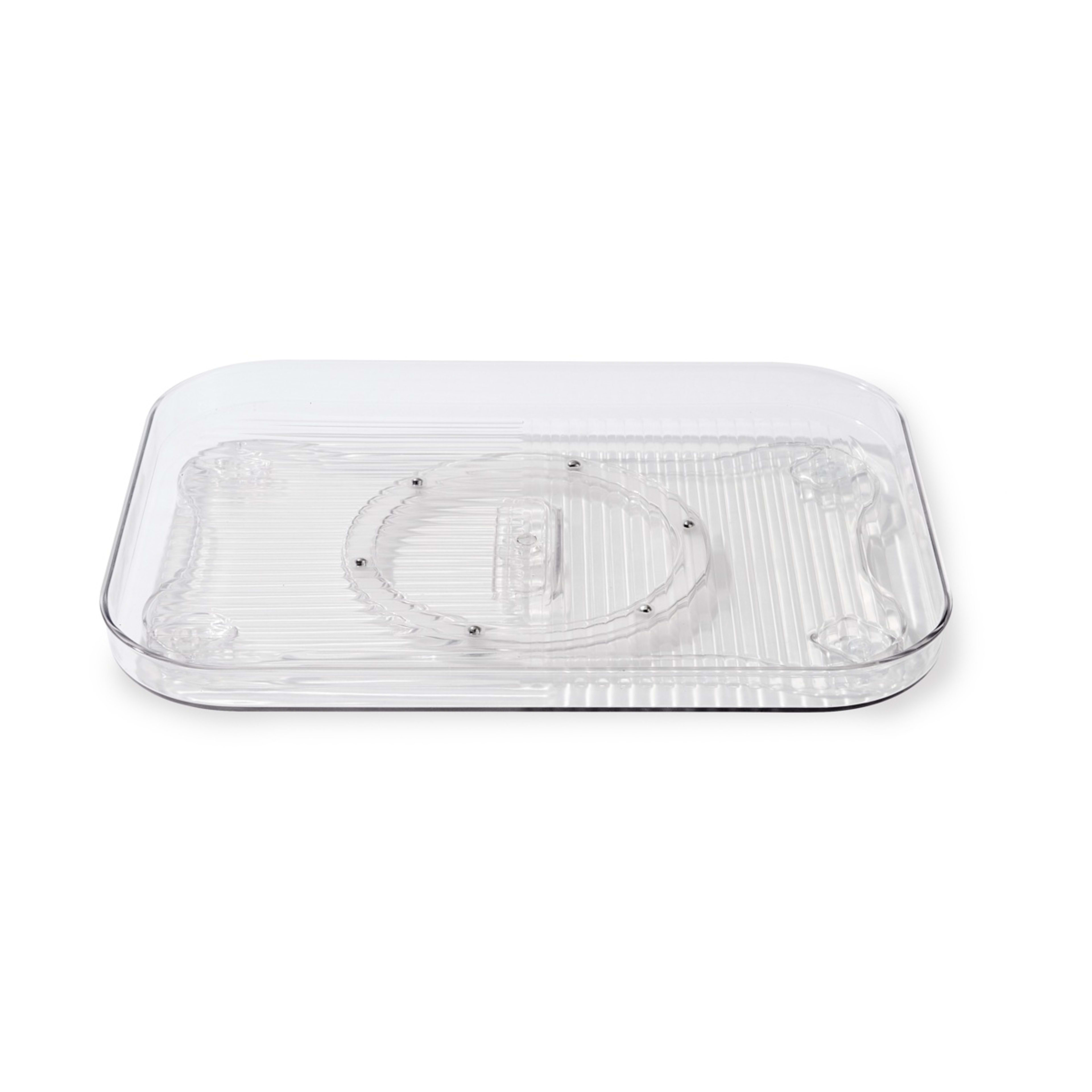 6 Clear Rectangular Turntable, 6 of 10