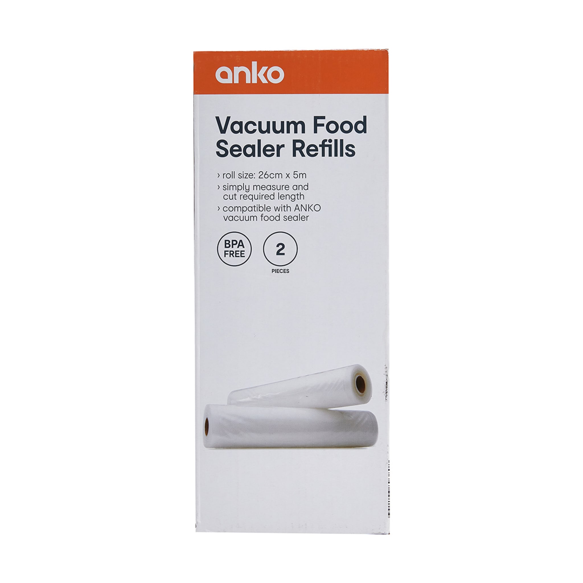 2 Pack Vacuum Food Sealer Refills Kmart