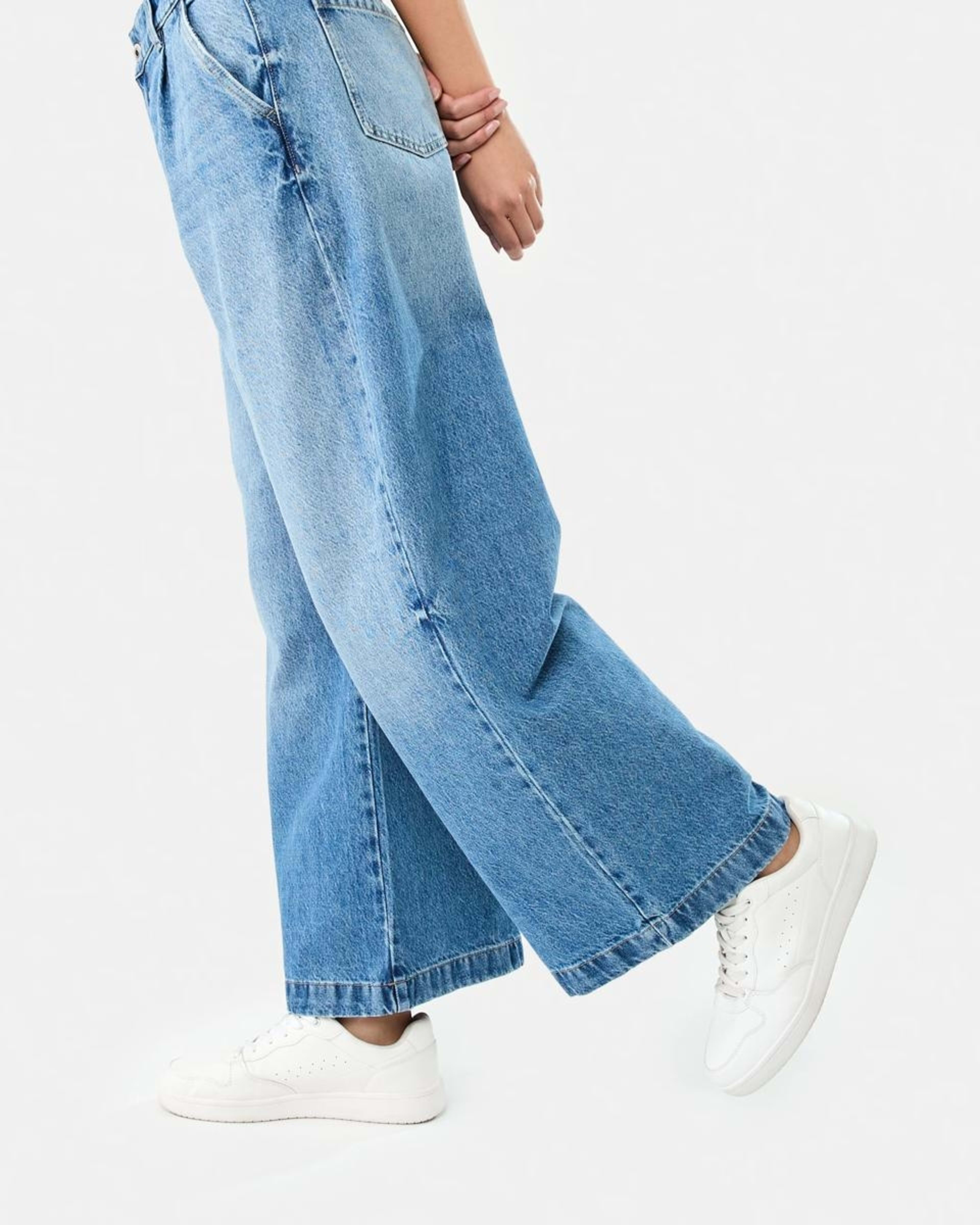 8 Pleat Front Jeans MID WASH, 8 of 8
